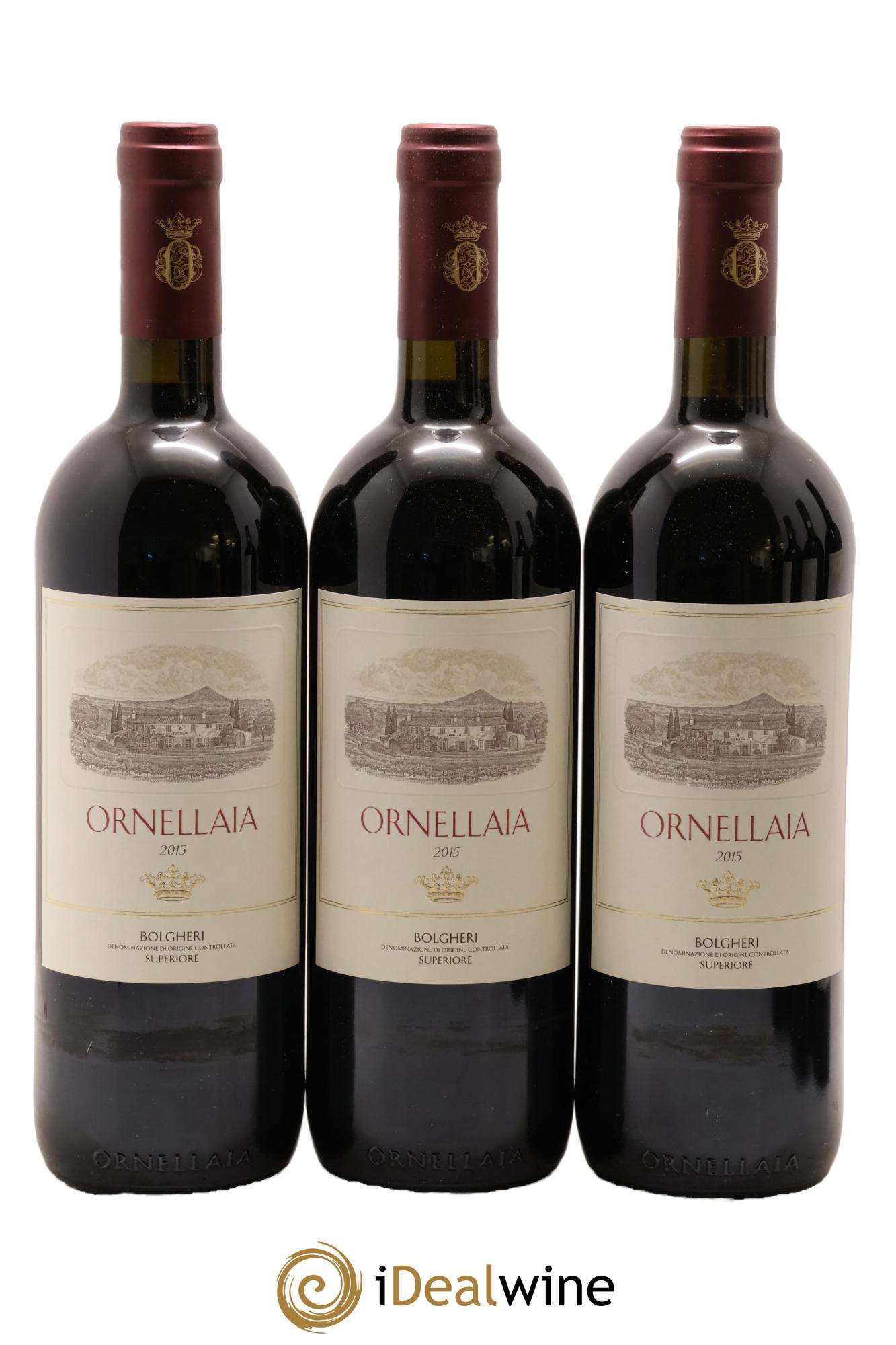 Bolgheri DOC Superiore Ornellaia Tenuta Dell'Ornellaia - Frescobaldi 2015 - Lotto di 6 bottiglie - 3