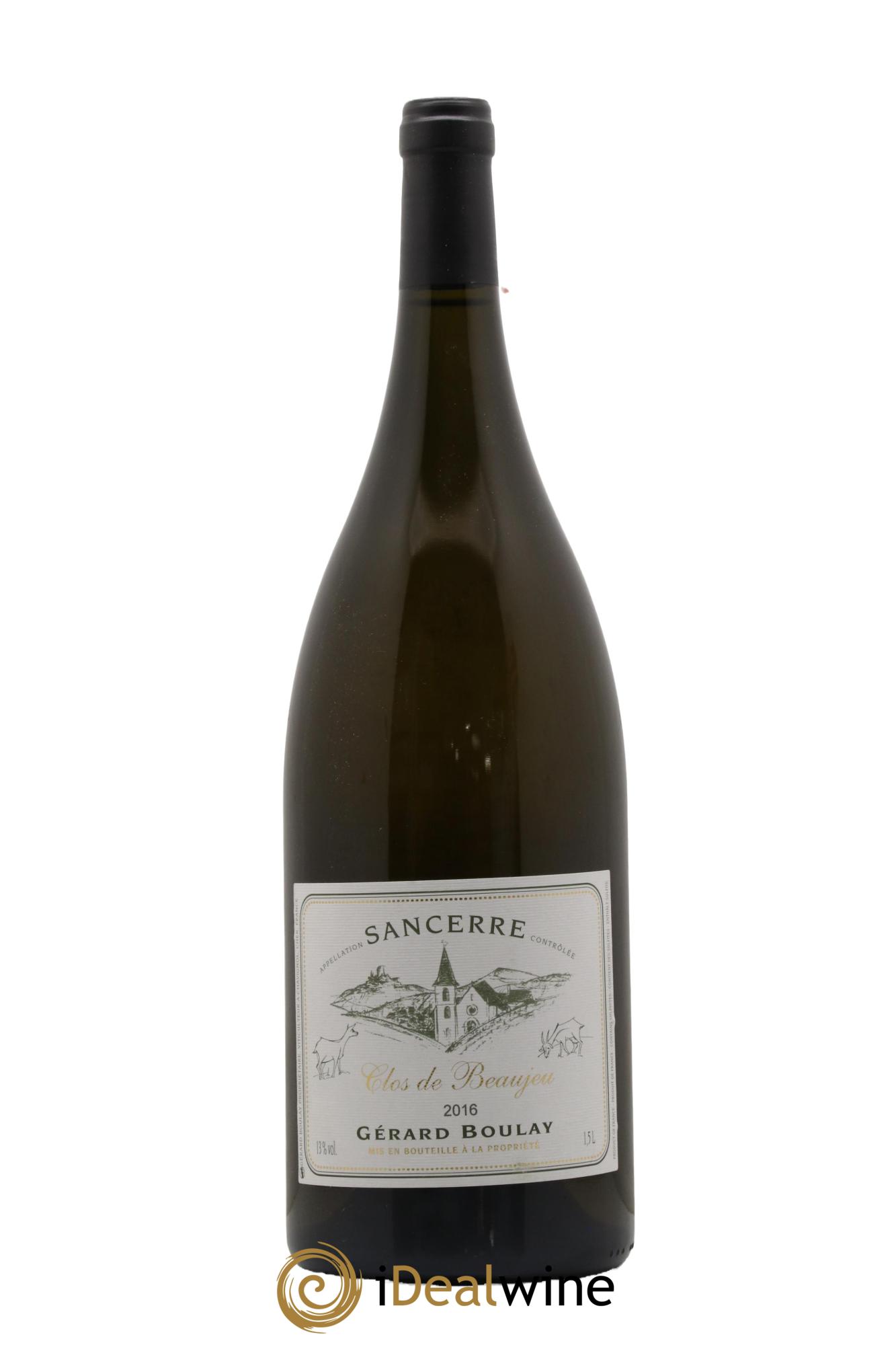 Sancerre Clos de Beaujeu Gérard Boulay 2016 - Lot de 1 magnum - 0