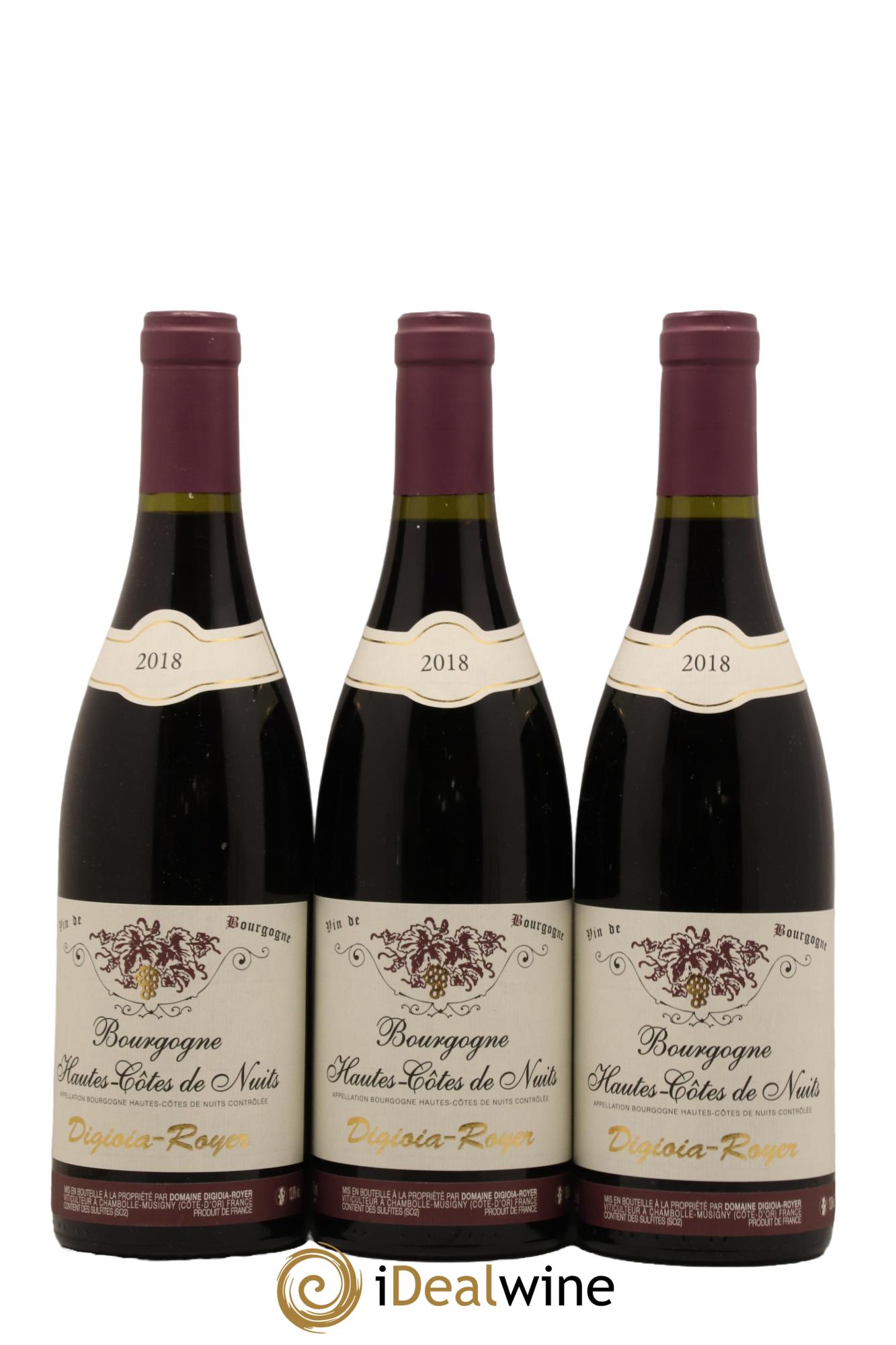 Bourgogne Hautes Cotes de Nuits Digioia Royer 2018 - Lot de 3 bouteilles - 0