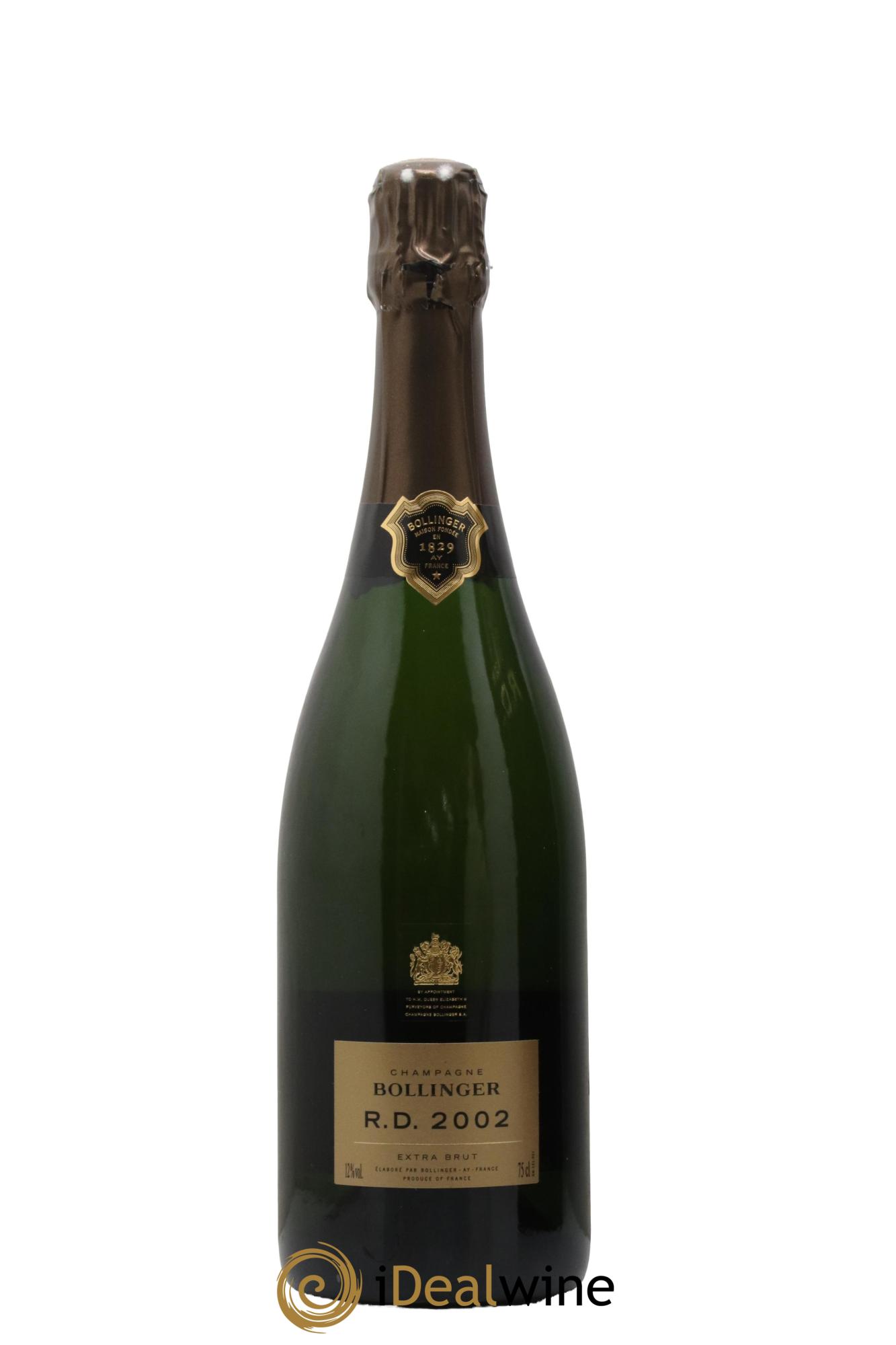 R.D. Extra-Brut Bollinger 2002 - Lot de 1 bouteille - 1
