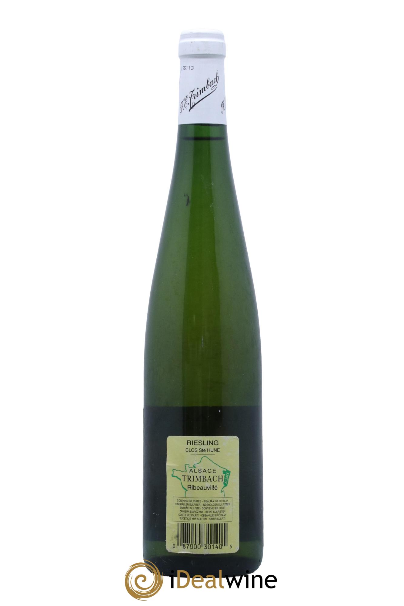 Alsace Riesling Clos Sainte-Hune Trimbach (Domaine) 2001 - Lot de 1 bouteille - 1