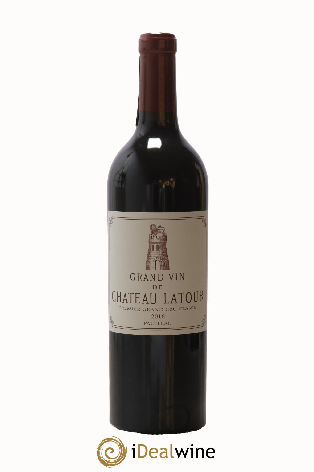 Château Latour 1er Grand Cru Classé 2016 - Lot de 1 bouteille - 0