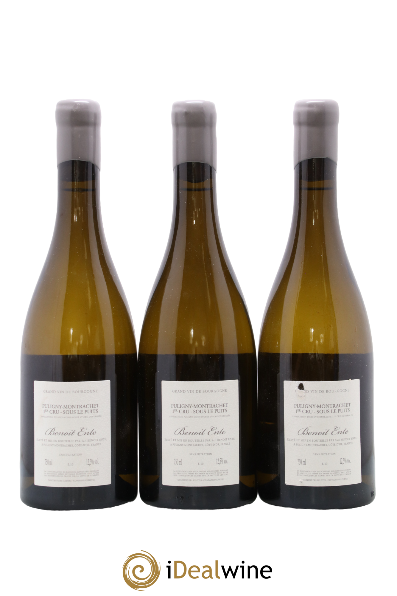 Puligny-Montrachet 1er Cru Sous le Puits Terre de Blagny Benoit Ente 2014 - Lot de 3 bouteilles - 1