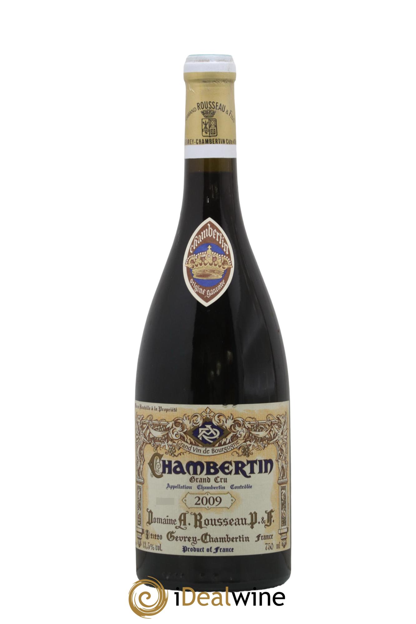 Chambertin Grand Cru Armand Rousseau (Domaine) 2009 - Lot de 1 bouteille - 0