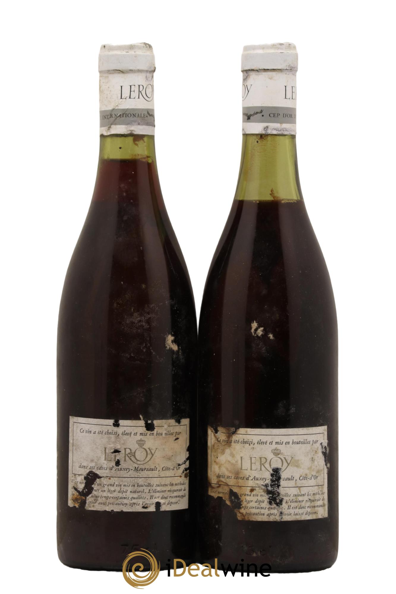 Bourgogne Leroy SA D Auvenay 1969 - Lotto di 2 bottiglie - 1