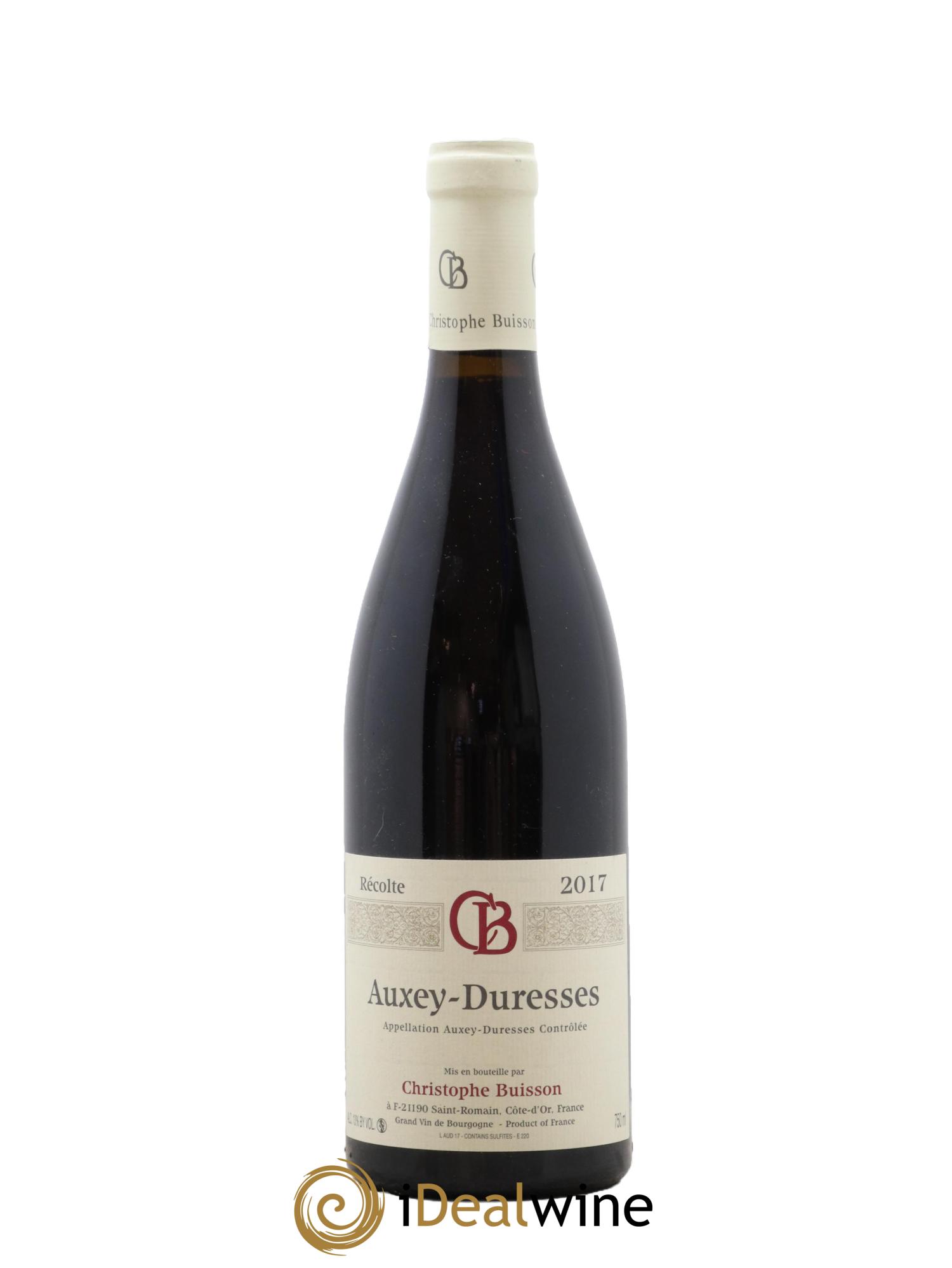 Auxey-Duresses Christophe Buisson 2017 - Lot de 1 bouteille - 0