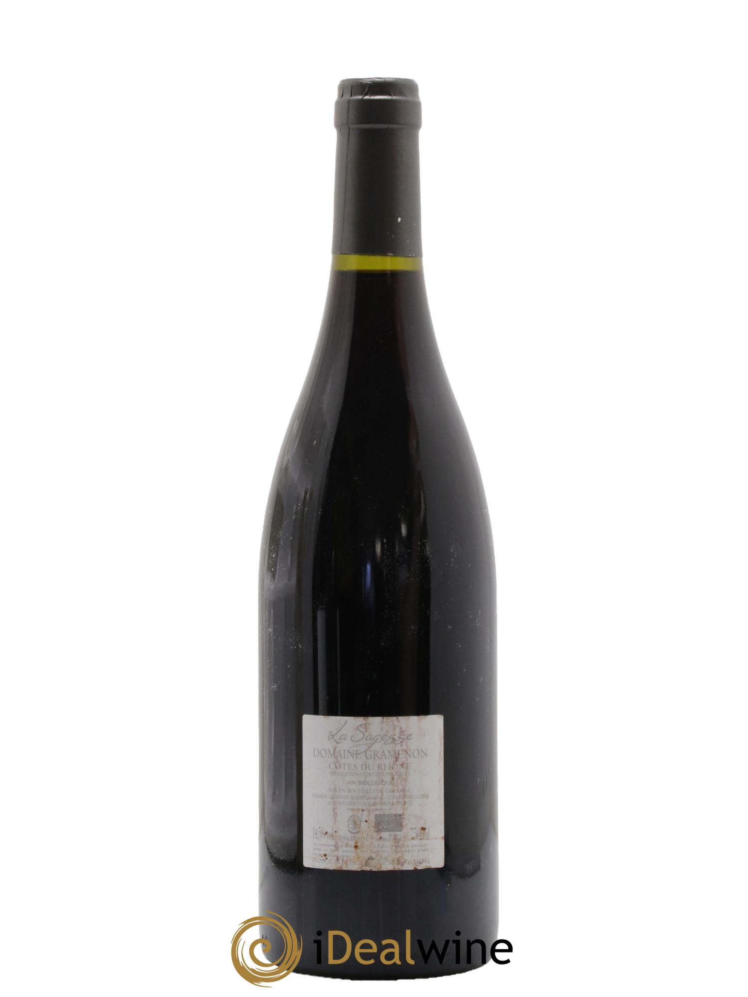 Côtes-du-Rhône La Sagesse Gramenon (Domaine) 2016 - Lot de 1 bouteille - 1