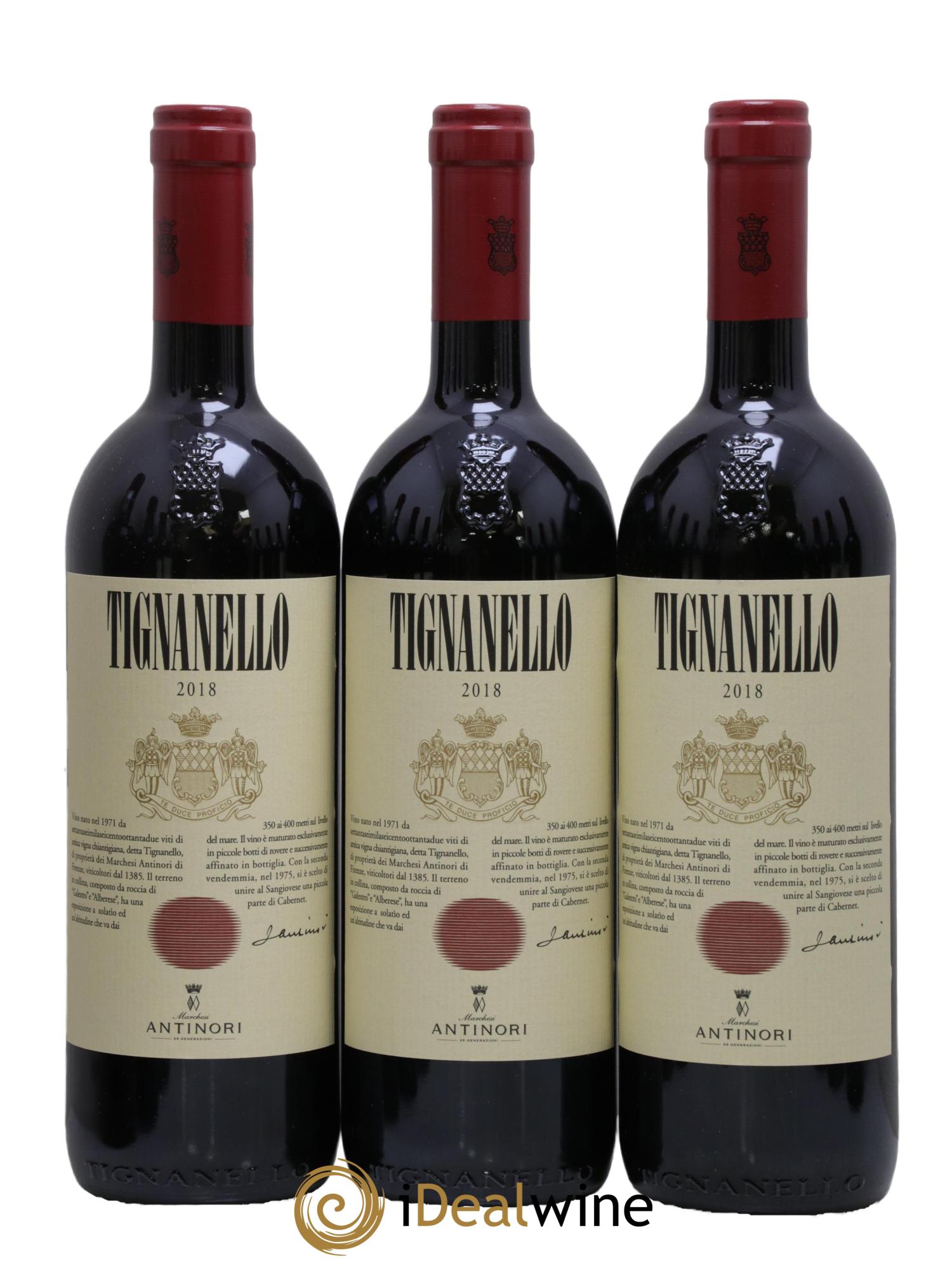 Toscana IGT Tignanello Tenuta Tignanello - Marchesi Antinori 2018 - Lotto di 12 bottiglie - 3