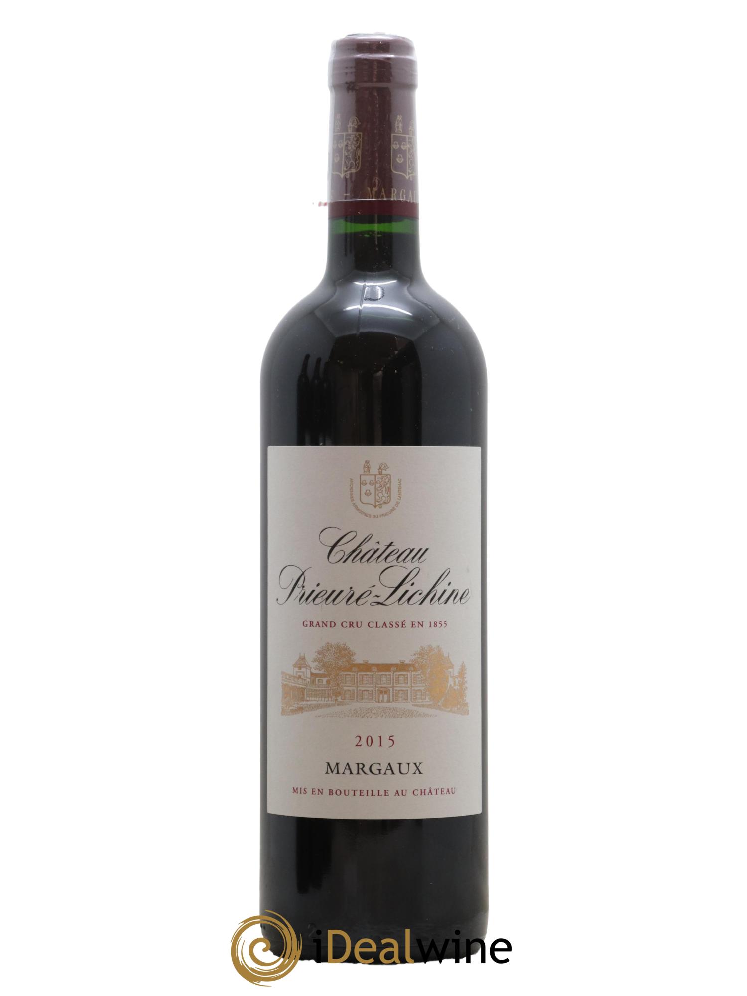 Château Prieuré Lichine 4ème Grand Cru Classé 2015 - Lot de 1 bouteille - 0