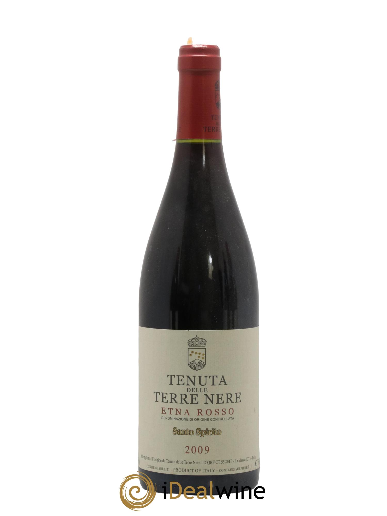 Italie Etna Rosso DOC Santo Spirito Tenuta delle Terre Nere 2009 - Lot de 1 bouteille - 0