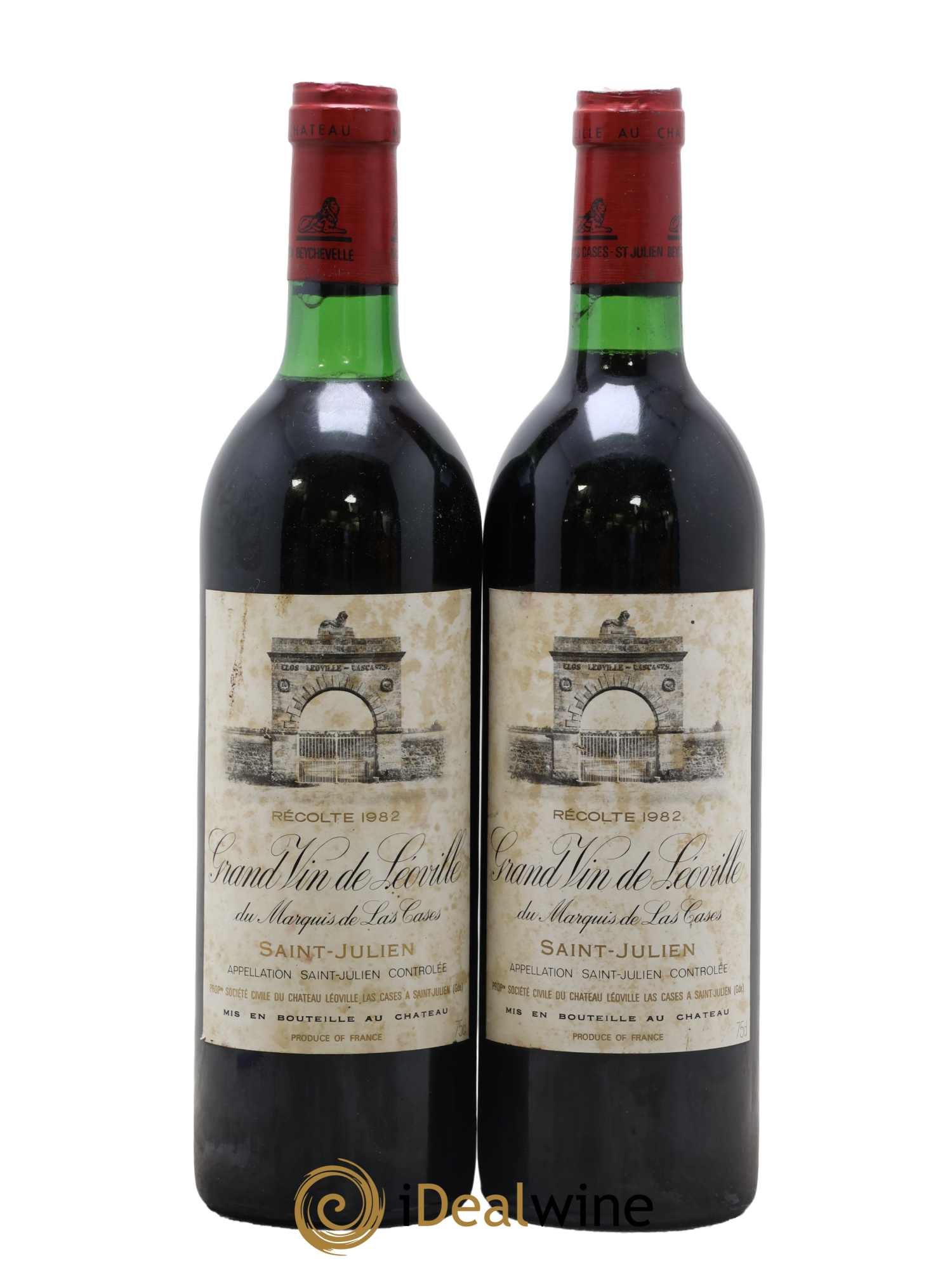 Château Léoville Las Cases 2ème Grand Cru Classé 1982 - Lot de 2 bouteilles - 0