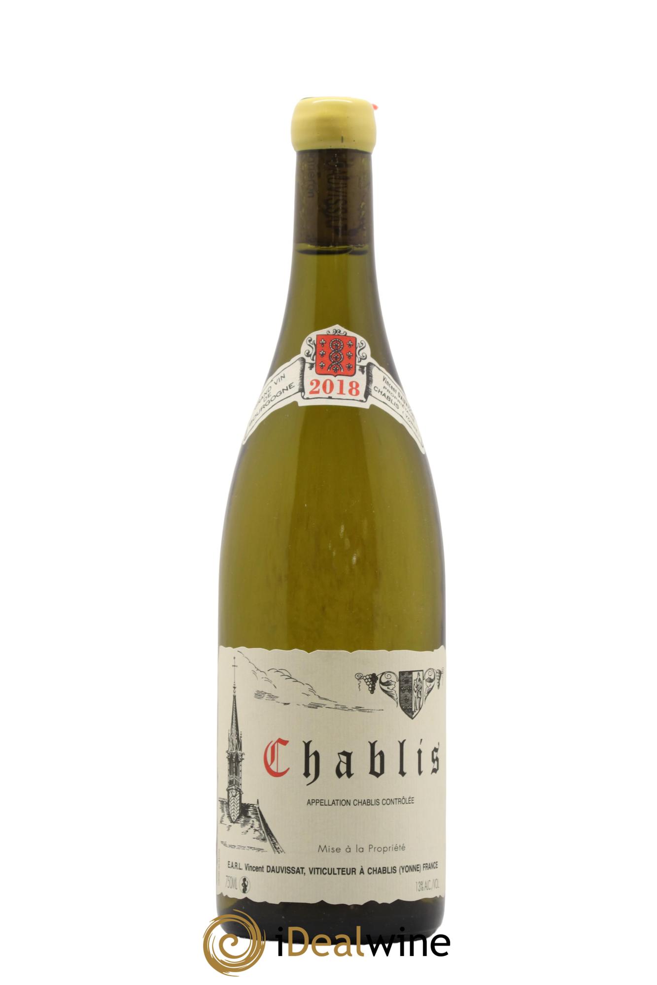 Chablis Vincent Dauvissat (Domaine) 2018 - Lot de 1 bouteille - 0