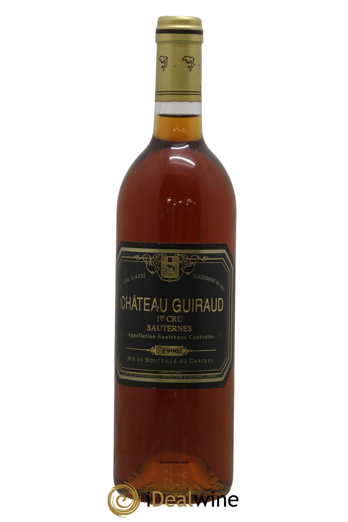 Château Guiraud 1er Grand Cru Classé 1990 - Lot de 1 bouteille - 0