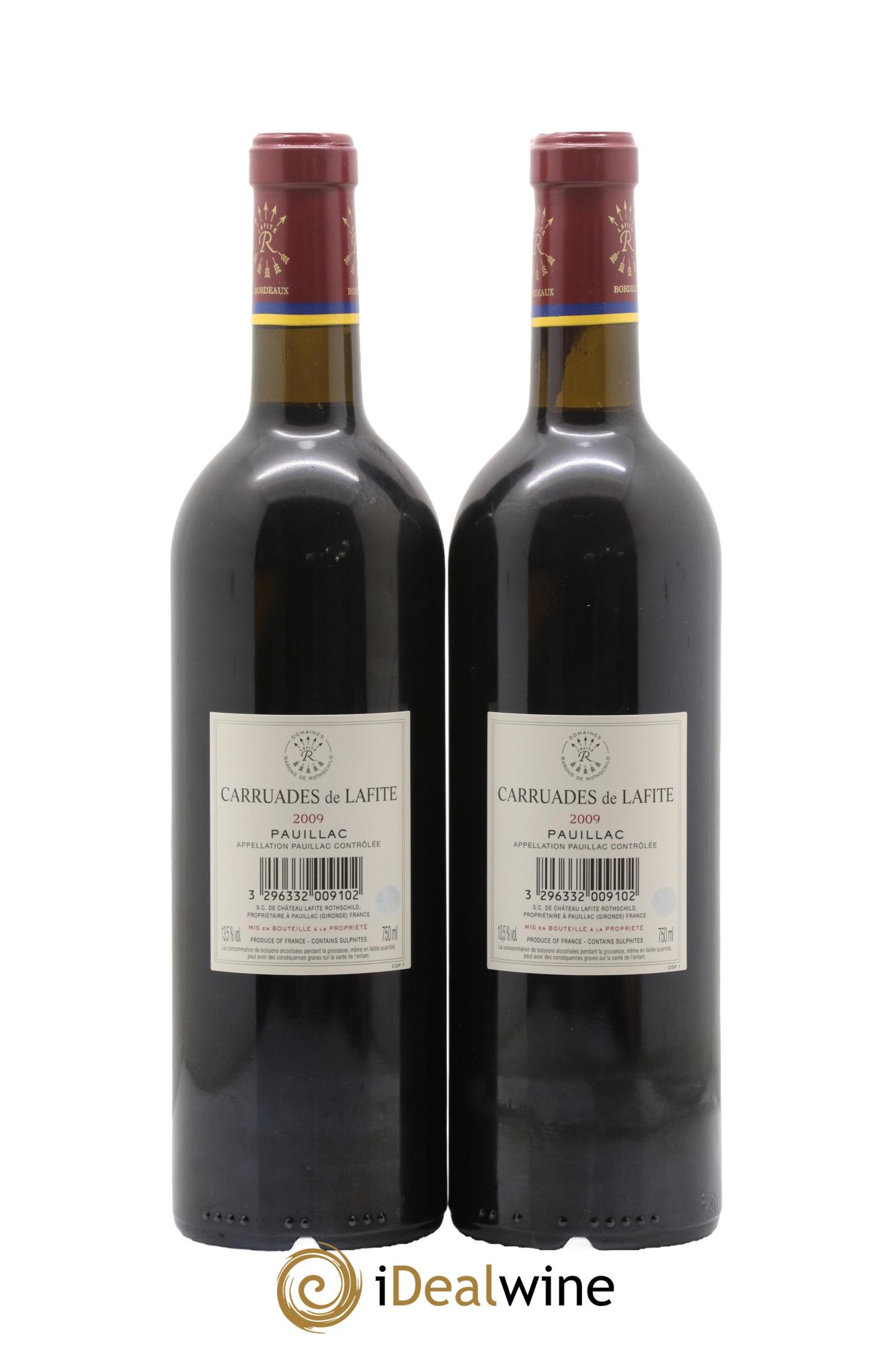 Carruades de Lafite Rothschild Second Vin 2009 - Lotto di 2 bottiglie - 1