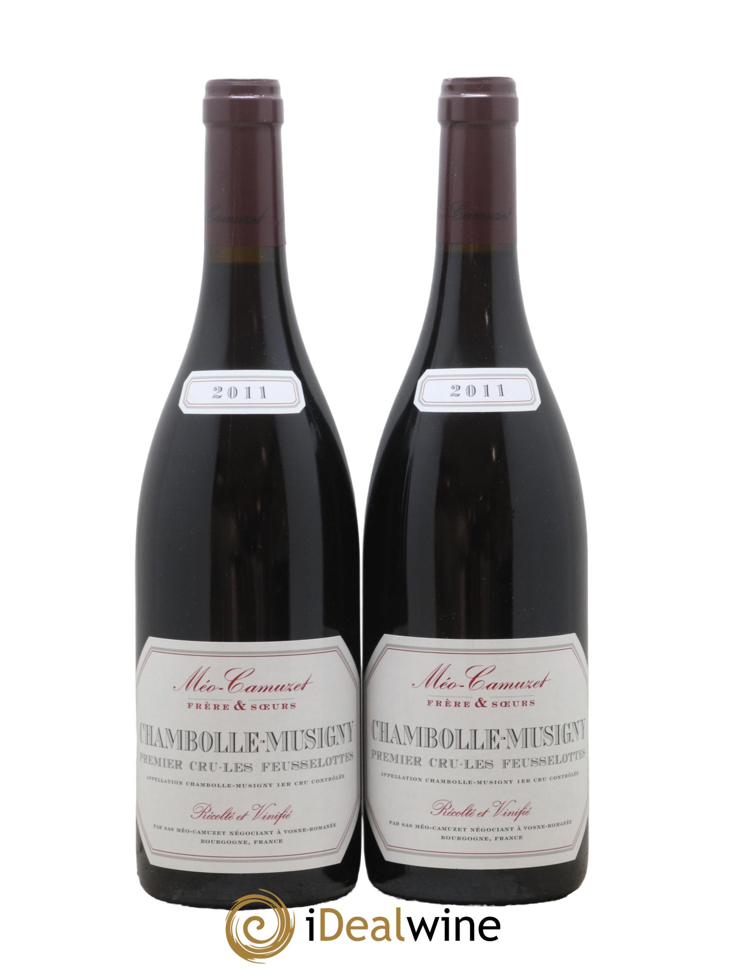 Chambolle-Musigny 1er Cru Les Feusselottes Méo-Camuzet (Frère & Soeurs) 2011 - Posten von 2 Flaschen - 0