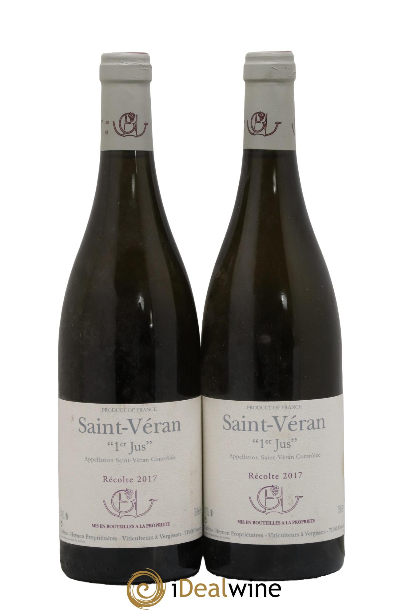 Saint-Véran 1er Jus Guffens-Heynen 2017 - Lot de 2 bouteilles - 0