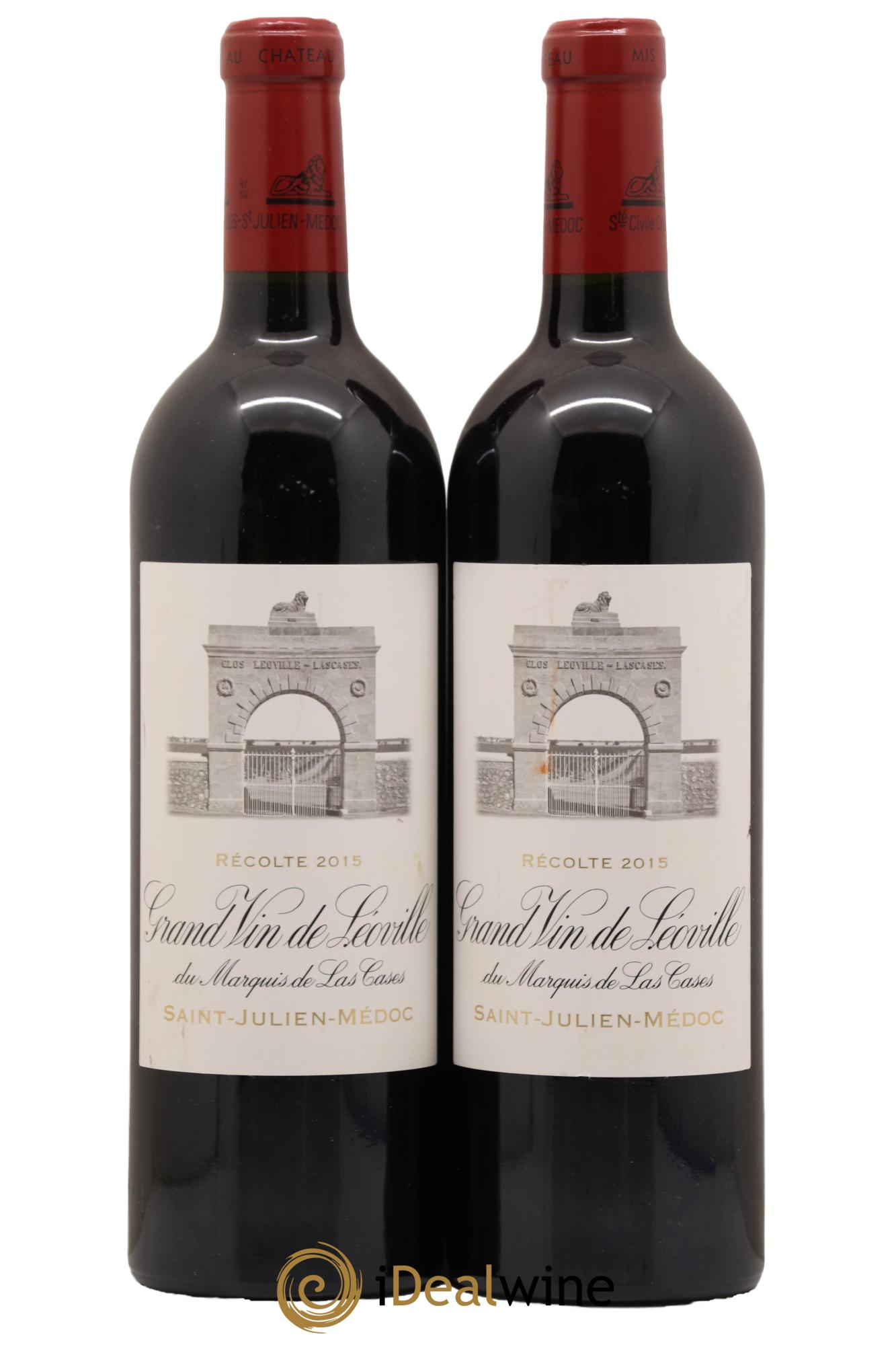 Château Léoville Las Cases 2ème Grand Cru Classé 2015 - Lot de 2 bouteilles - 0