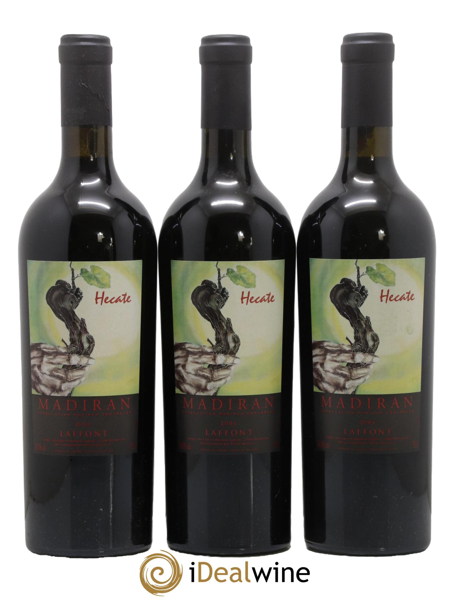 Madiran Cuvée Hécate Domaine Laffont 2004 - Lot de 3 bouteilles - 0