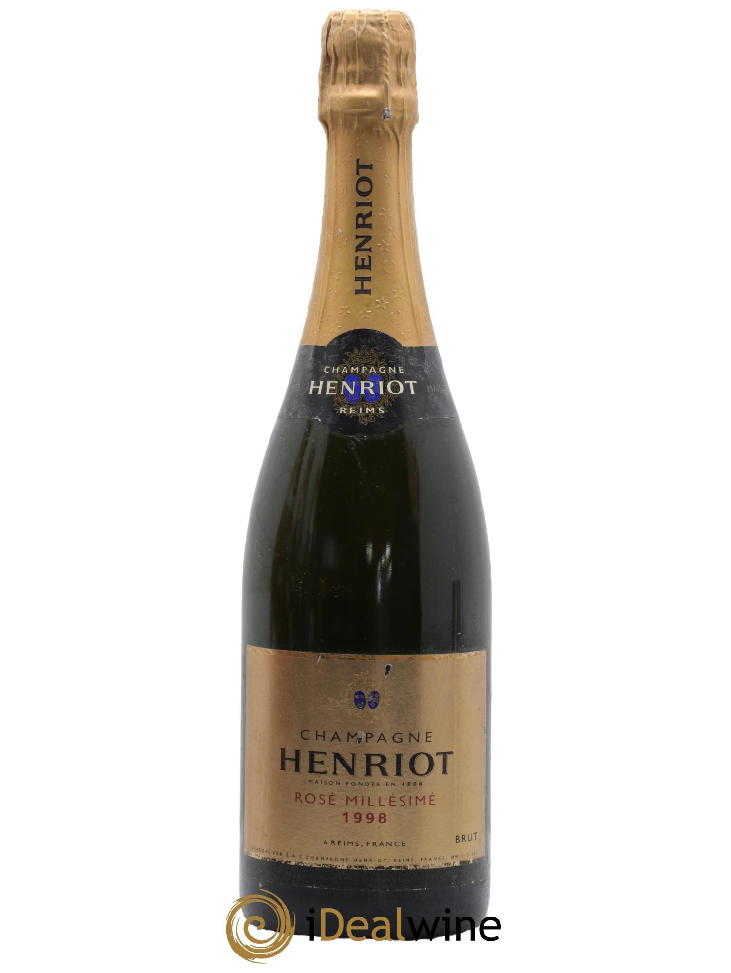 Rosé Brut Henriot 1998 - Lot de 1 bouteille - 0