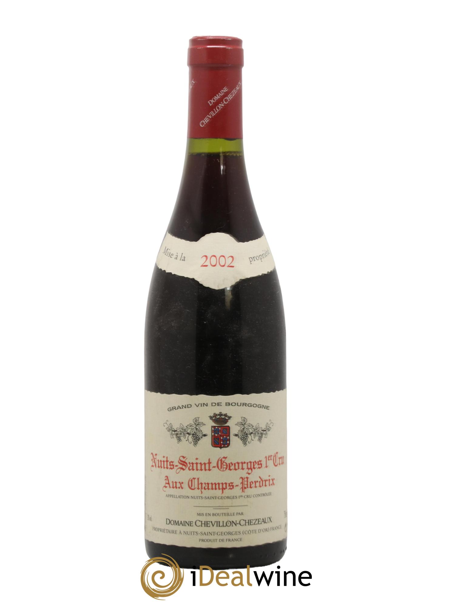 Nuits-Saint-Georges 1er Cru Aux Champs Perdrix Domaine Chevillon Chezeaux 2002 - Lot de 1 bouteille - 0