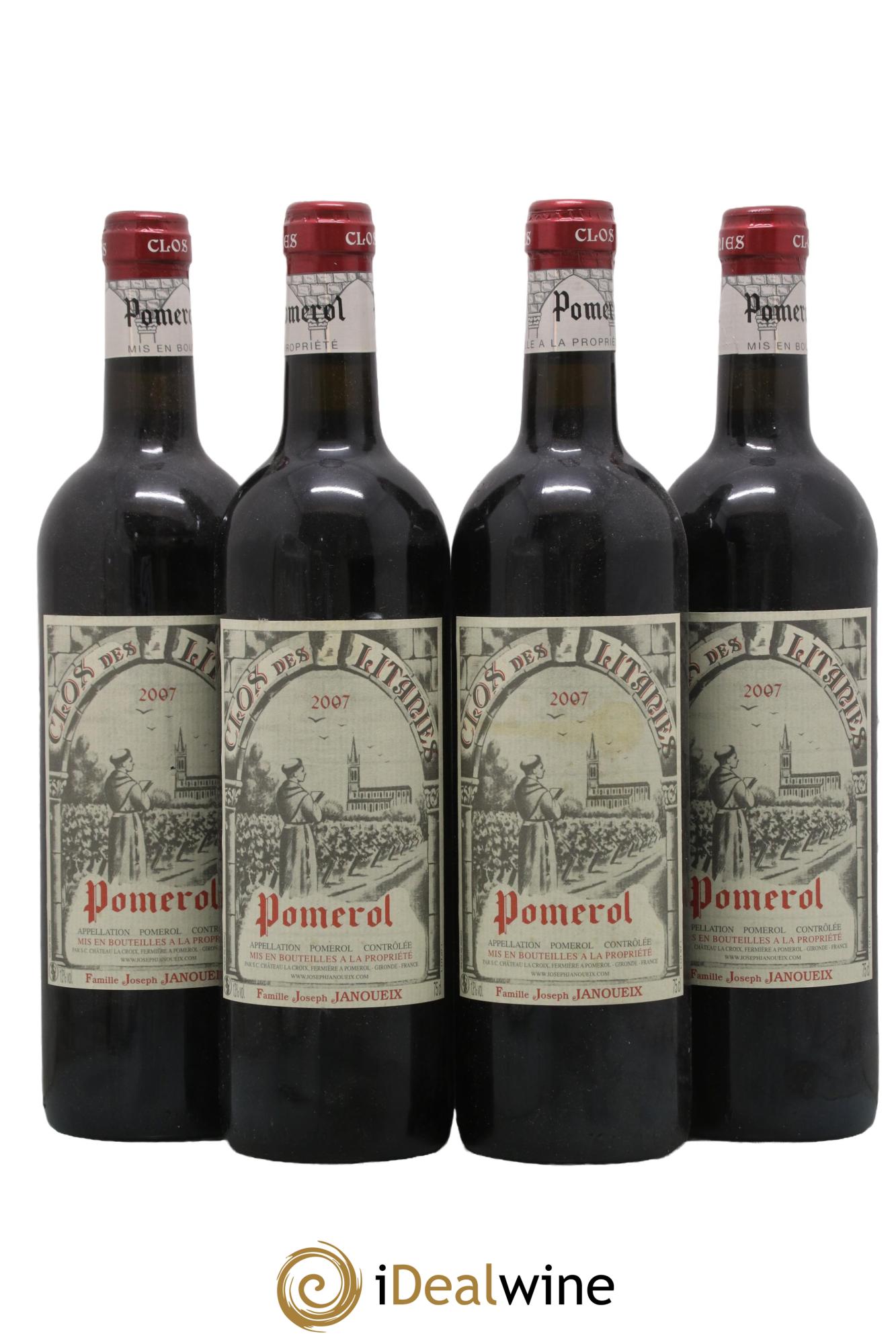 Clos des Litanies 2007 - Lot of 4 bottles - 0