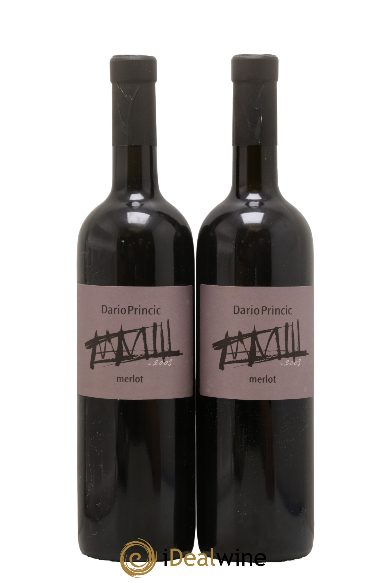 Vénétie Merlot Dario Princic 2003 - Lot of 2 bottles - 0