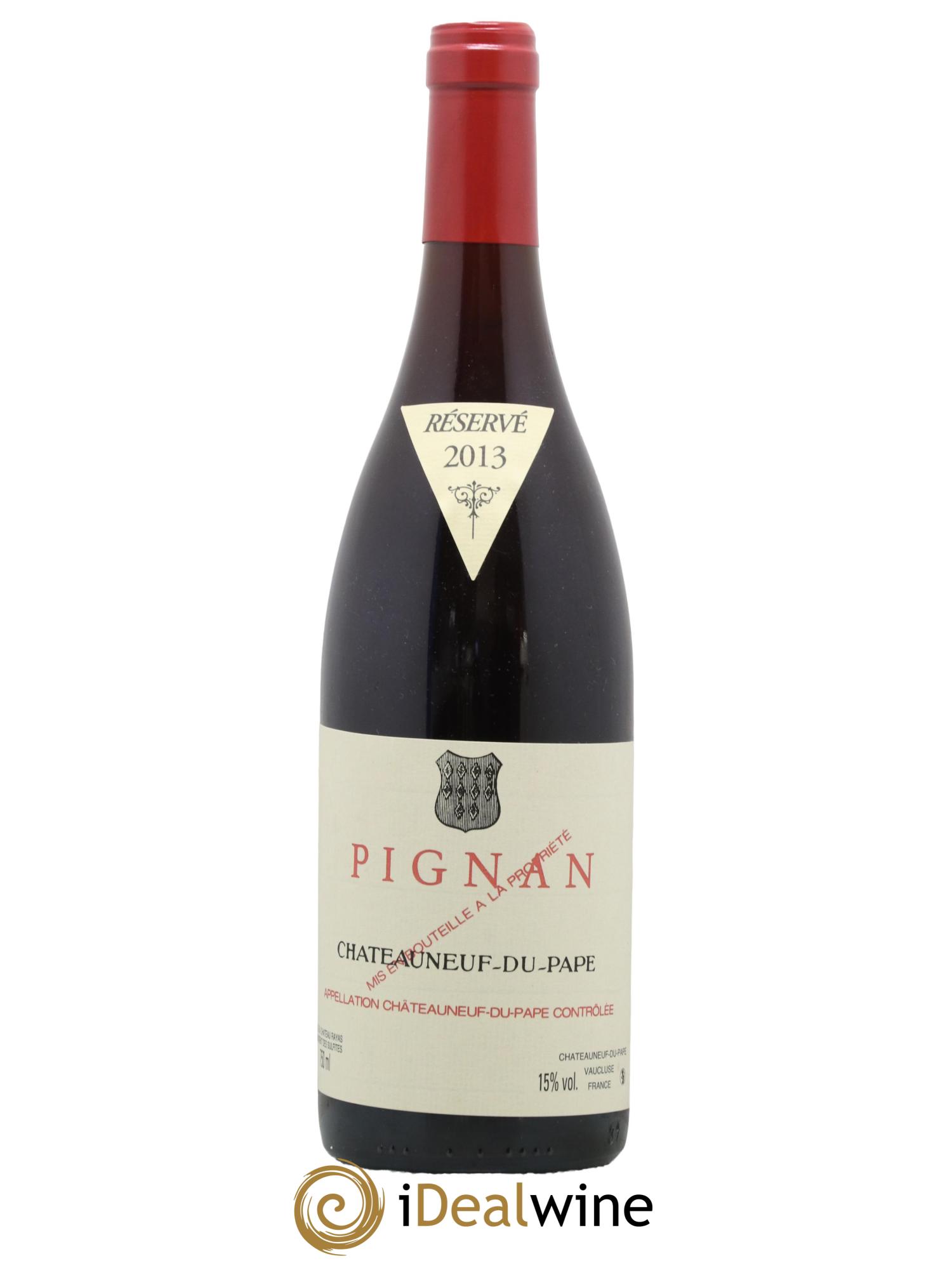 Châteauneuf-du-Pape Pignan Emmanuel Reynaud 2013 - Lot de 1 bouteille - 0