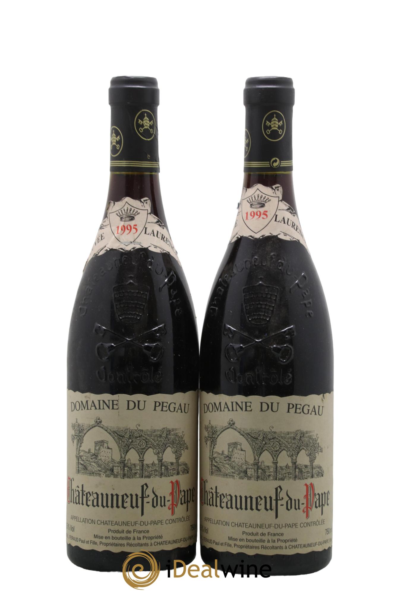 Châteauneuf-du-Pape Domaine du Pégau Cuvée Laurence Paul et Laurence Féraud 1995 - Lot of 2 bottles - 0