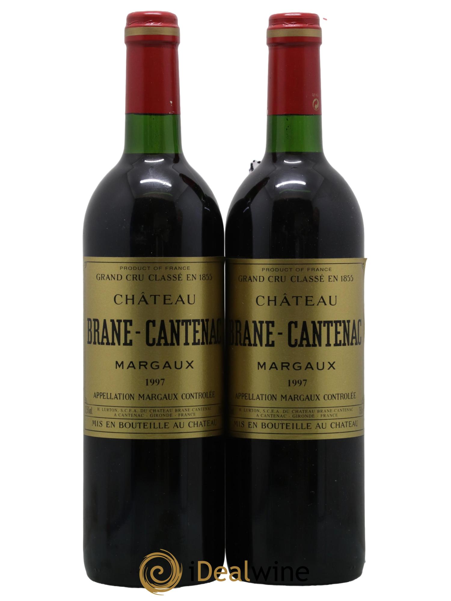 Château Brane Cantenac 2ème Grand Cru Classé 1997 - Lot de 2 bouteilles - 0