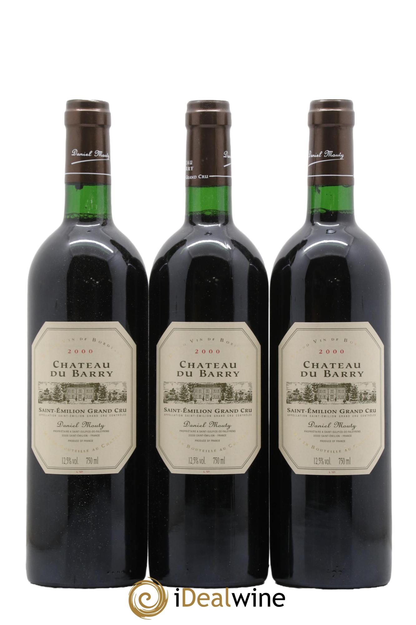 Saint-Émilion Grand Cru Château du Barry 2000 - Lot of 12 bottles - 2