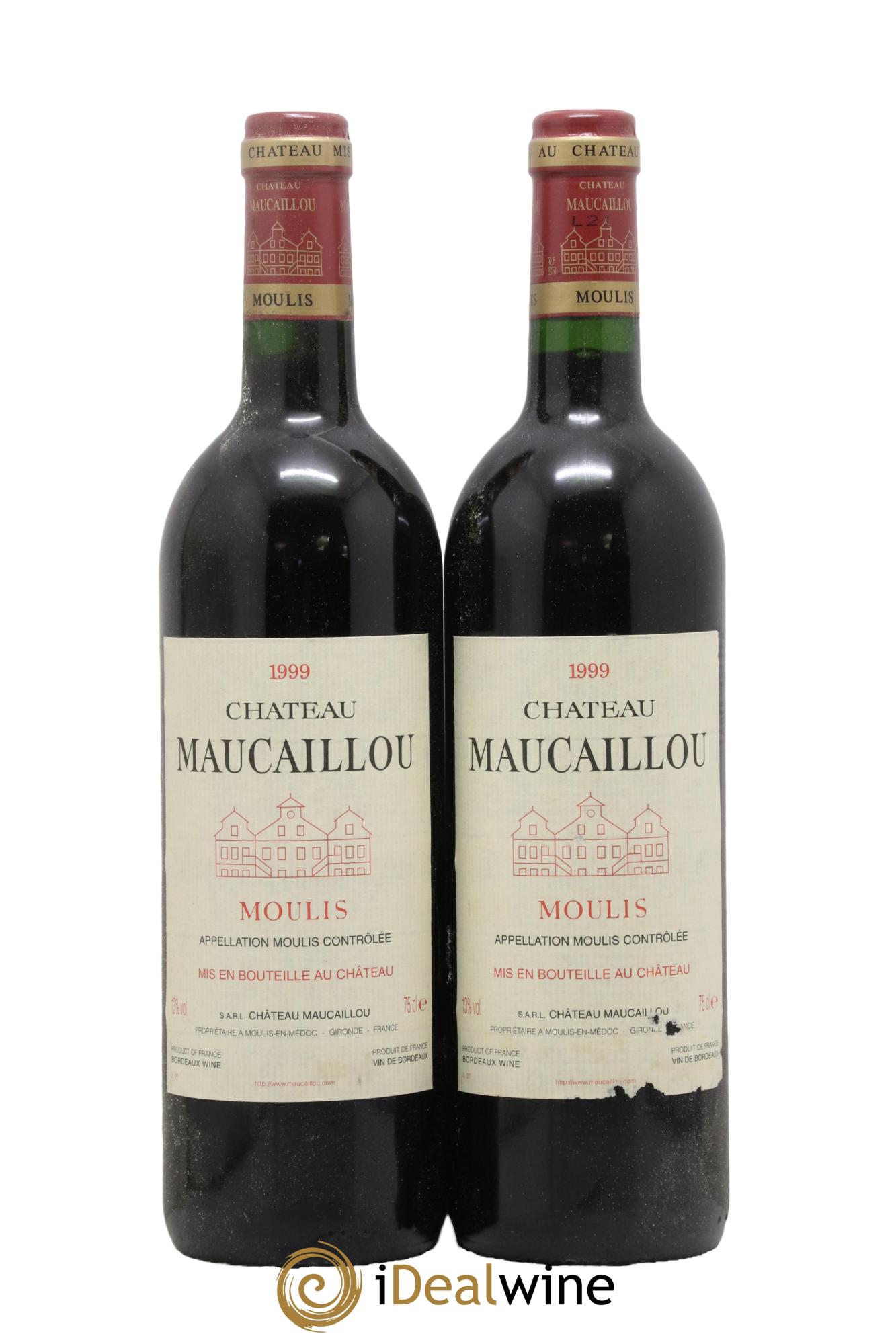 Château Maucaillou 1999 - Posten von 2 Flaschen - 0