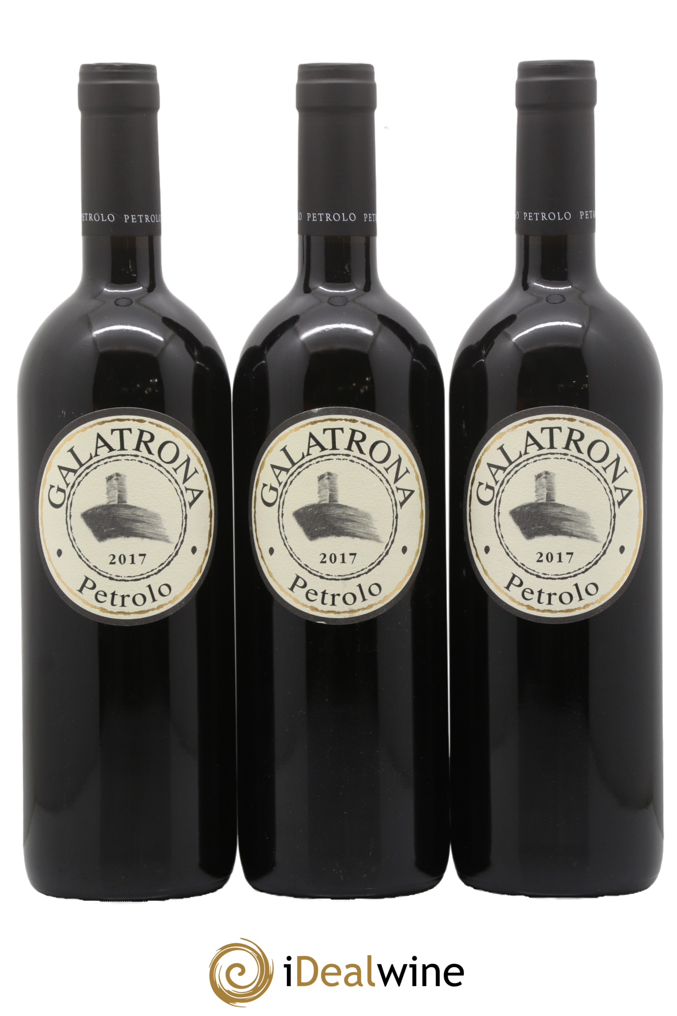 Toscana IGT Petrolo Galatrona 2017 - Lot of 3 bottles - 0