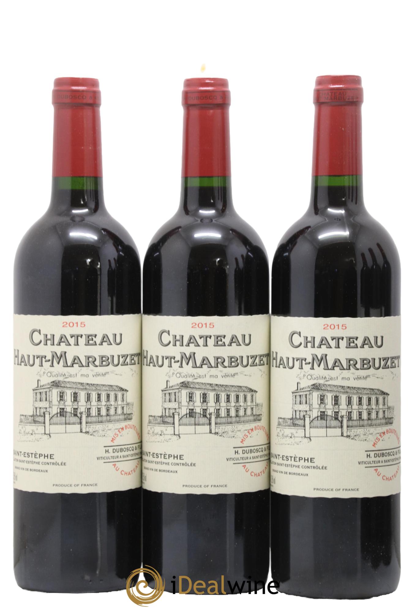 Château Haut Marbuzet 2015 - Lot of 6 bottles - 1