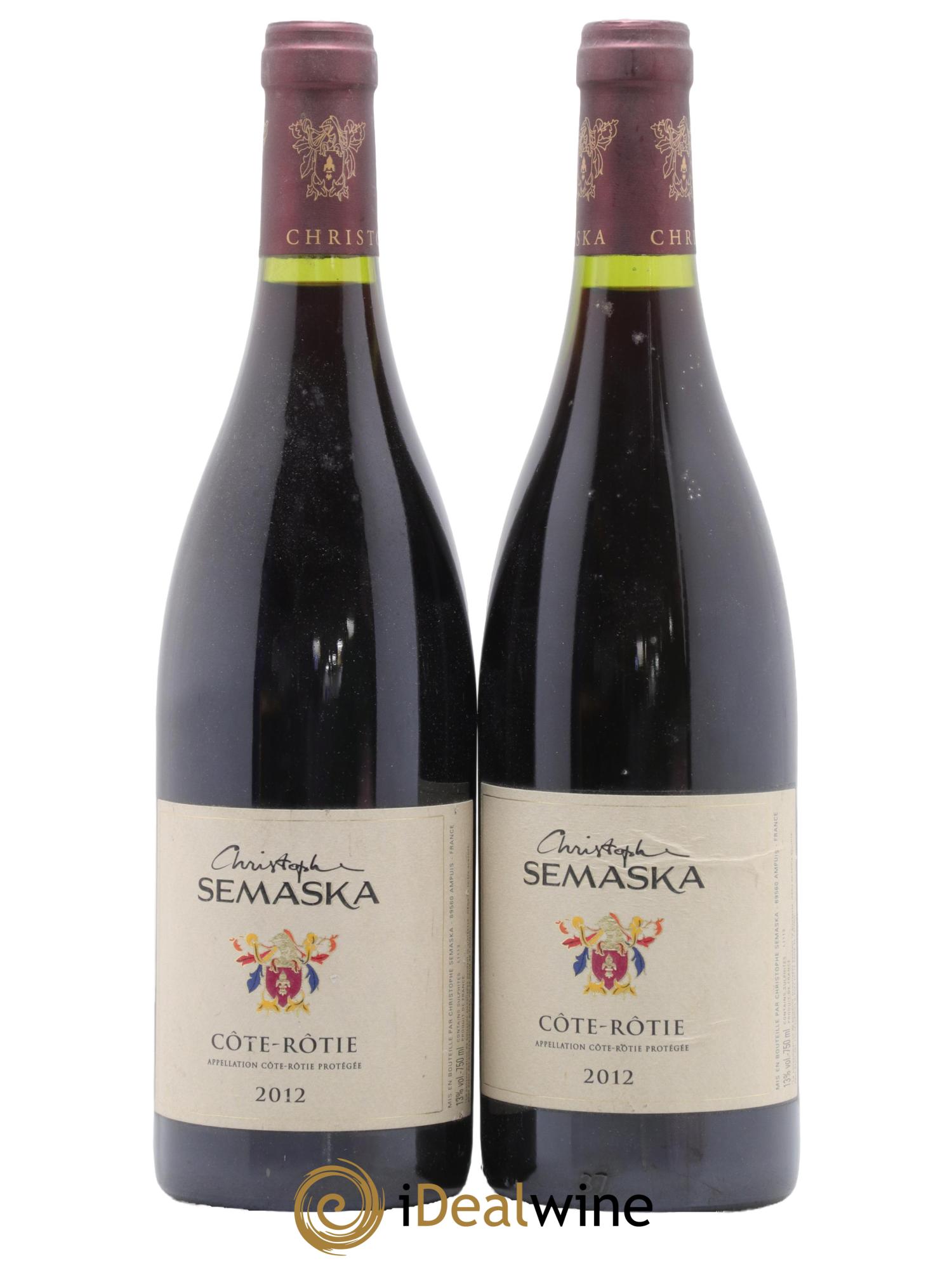 Côte-Rôtie Christophe Semaska 2012 - Lotto di 2 bottiglie - 0