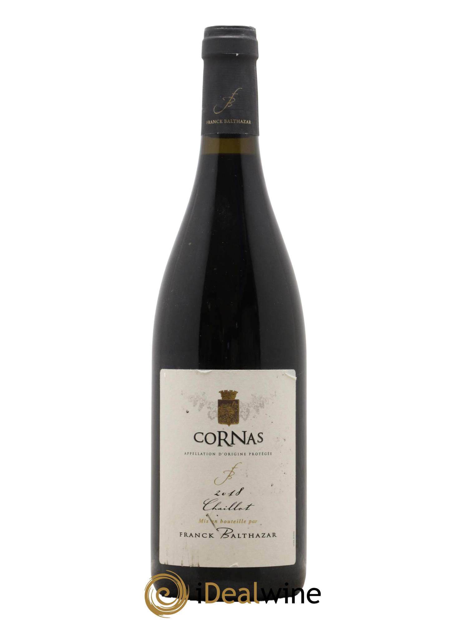 Cornas Chaillot Franck Balthazar (Domaine) 2018 - Lot de 1 bouteille - 0