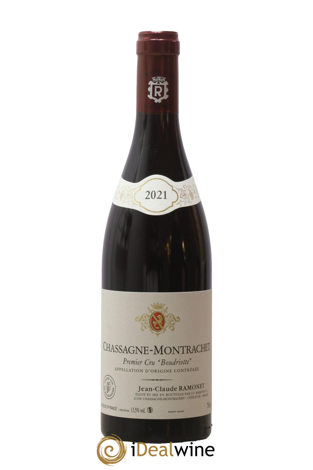 Chassagne-Montrachet 1er Cru Boudriotte Ramonet (Domaine) 2021 - Lot de 1 bouteille - 0