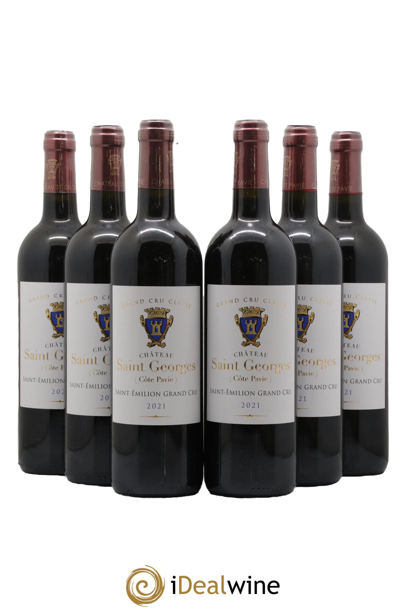 Château Saint-Georges Côte Pavie Grand Cru Classé 2021 - Lot de 6 bouteilles - 0