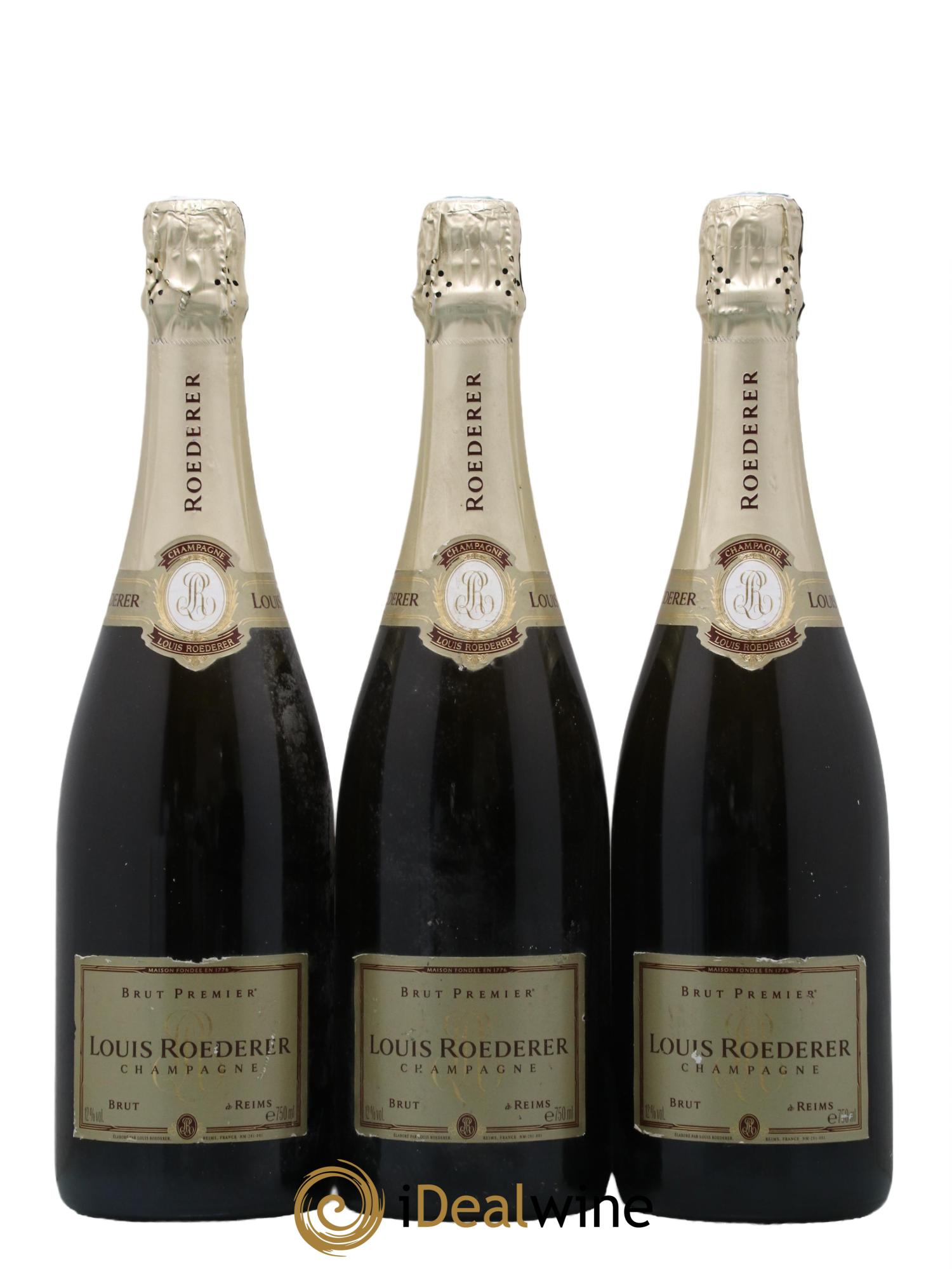 Premier Brut Louis Roederer - Lot de 3 bouteilles - 0
