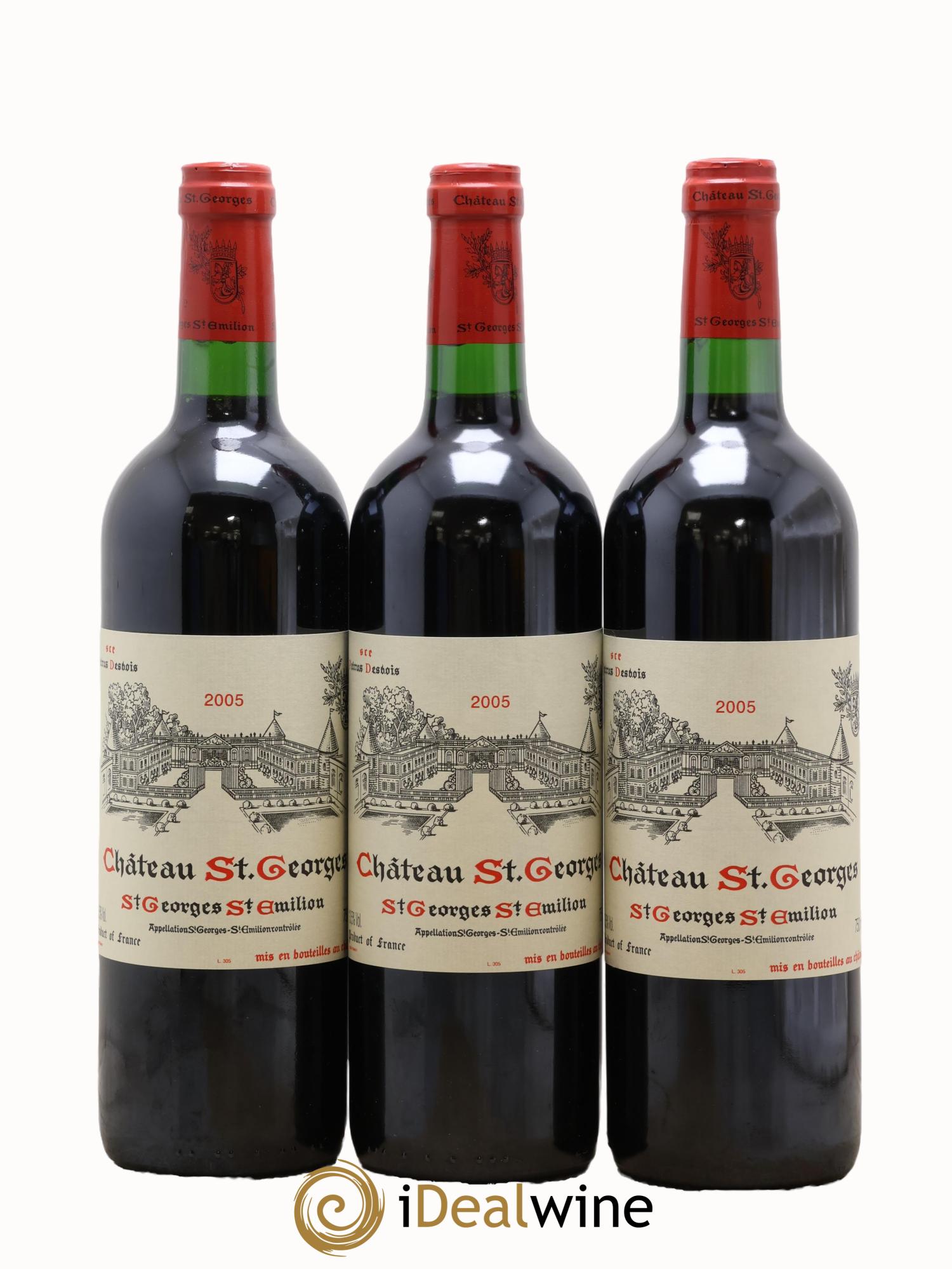 Château Saint-Georges 2005 - Lot de 3 bouteilles - 0