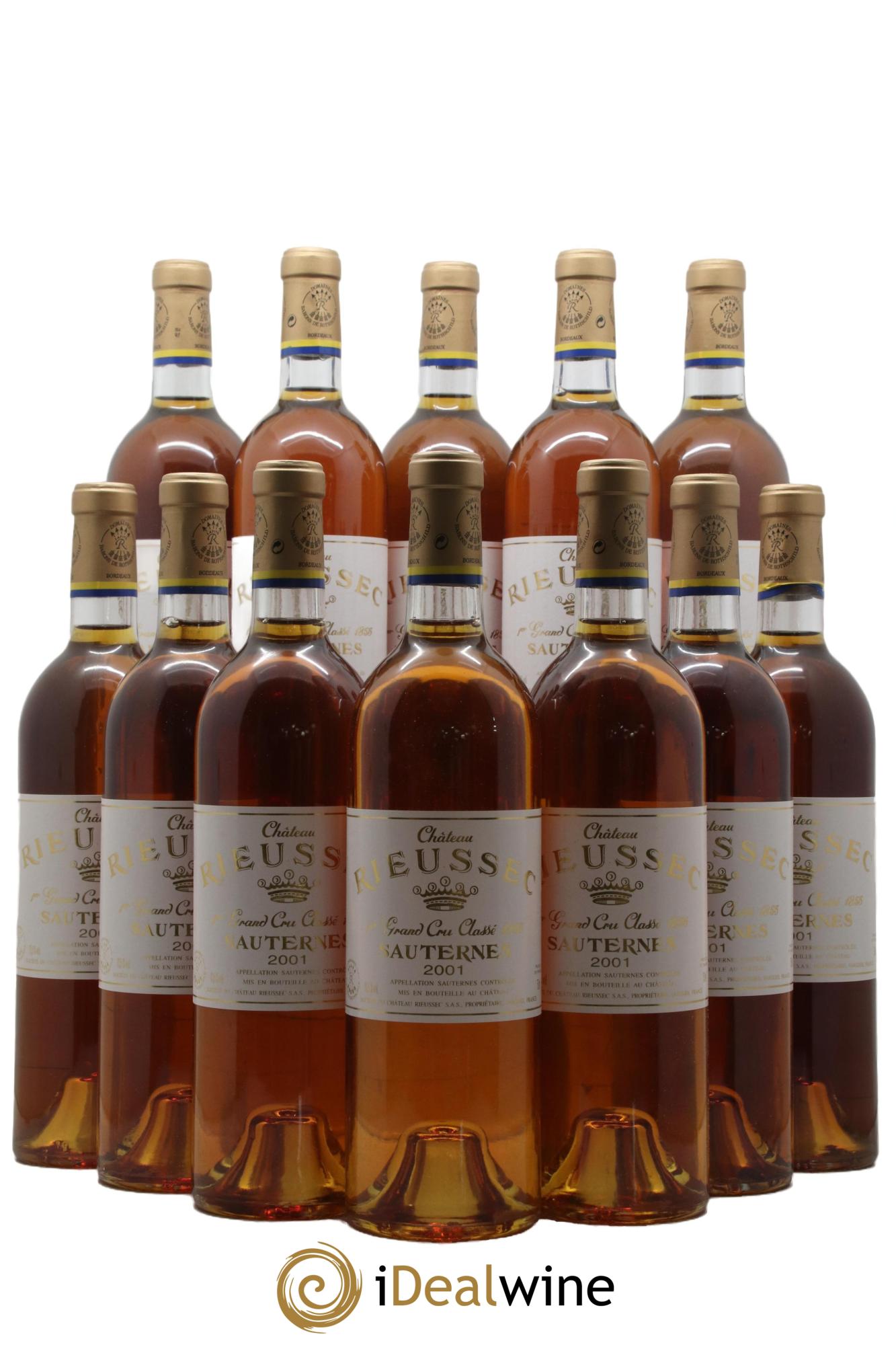 Château Rieussec 1er Grand Cru Classé 2001 - Lot of 12 bottles - 0