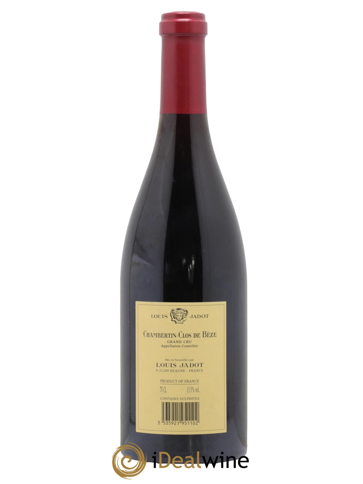 Chambertin Clos de Bèze Grand Cru Domaine Louis Jadot 2010 - Lotto di 1 bottiglia - 1