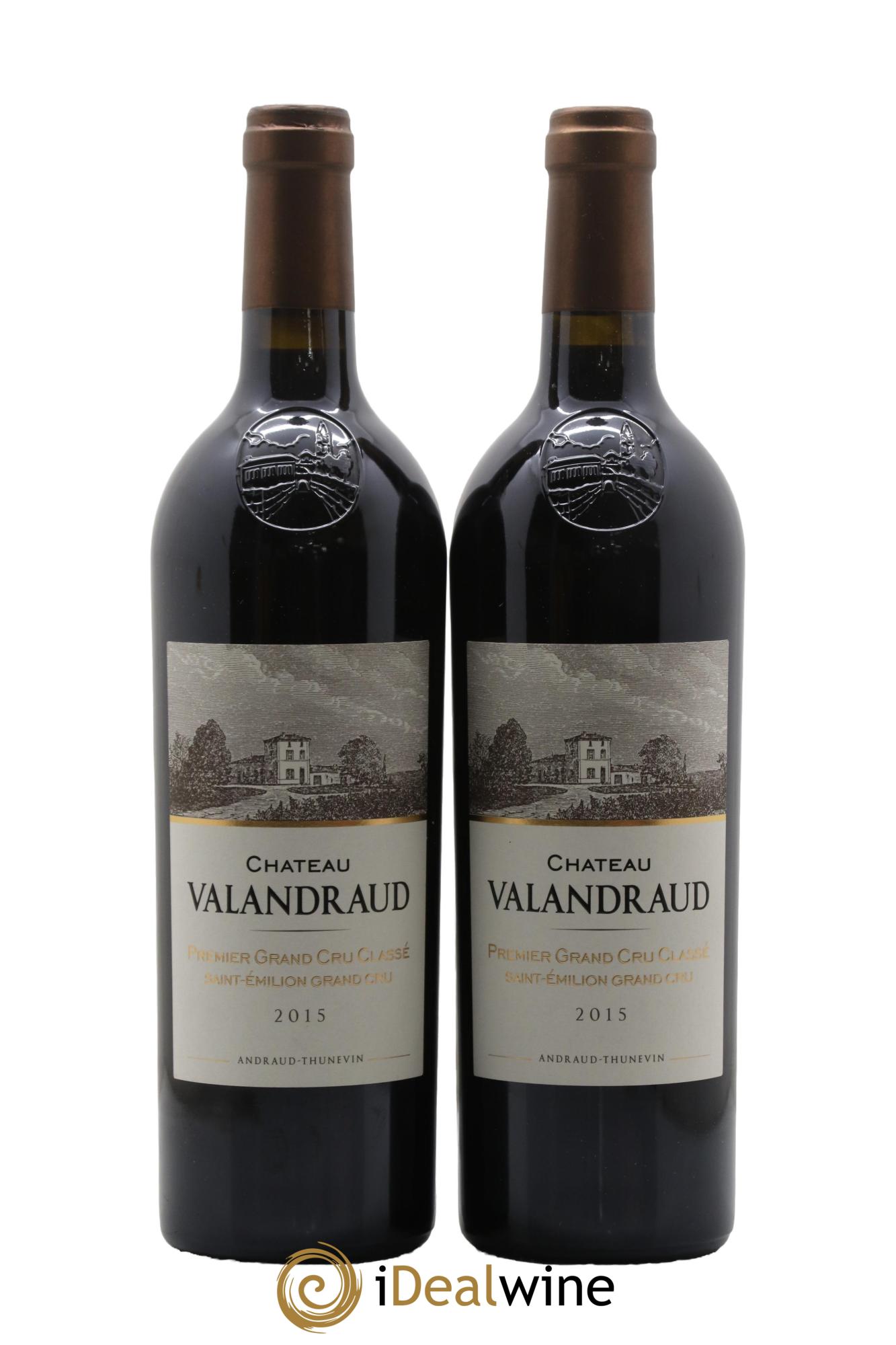 Château de Valandraud 1er Grand Cru Classé B depuis 2012 2015 - Lotto di 2 bottiglie - 0