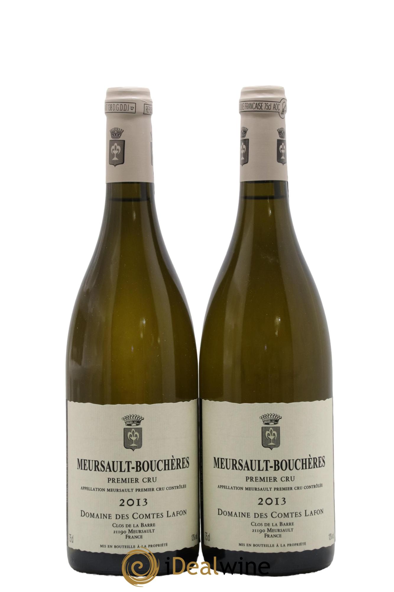 Meursault 1er Cru Bouchères Comtes Lafon (Domaine des) 2013 - Lot de 2 bouteilles - 0