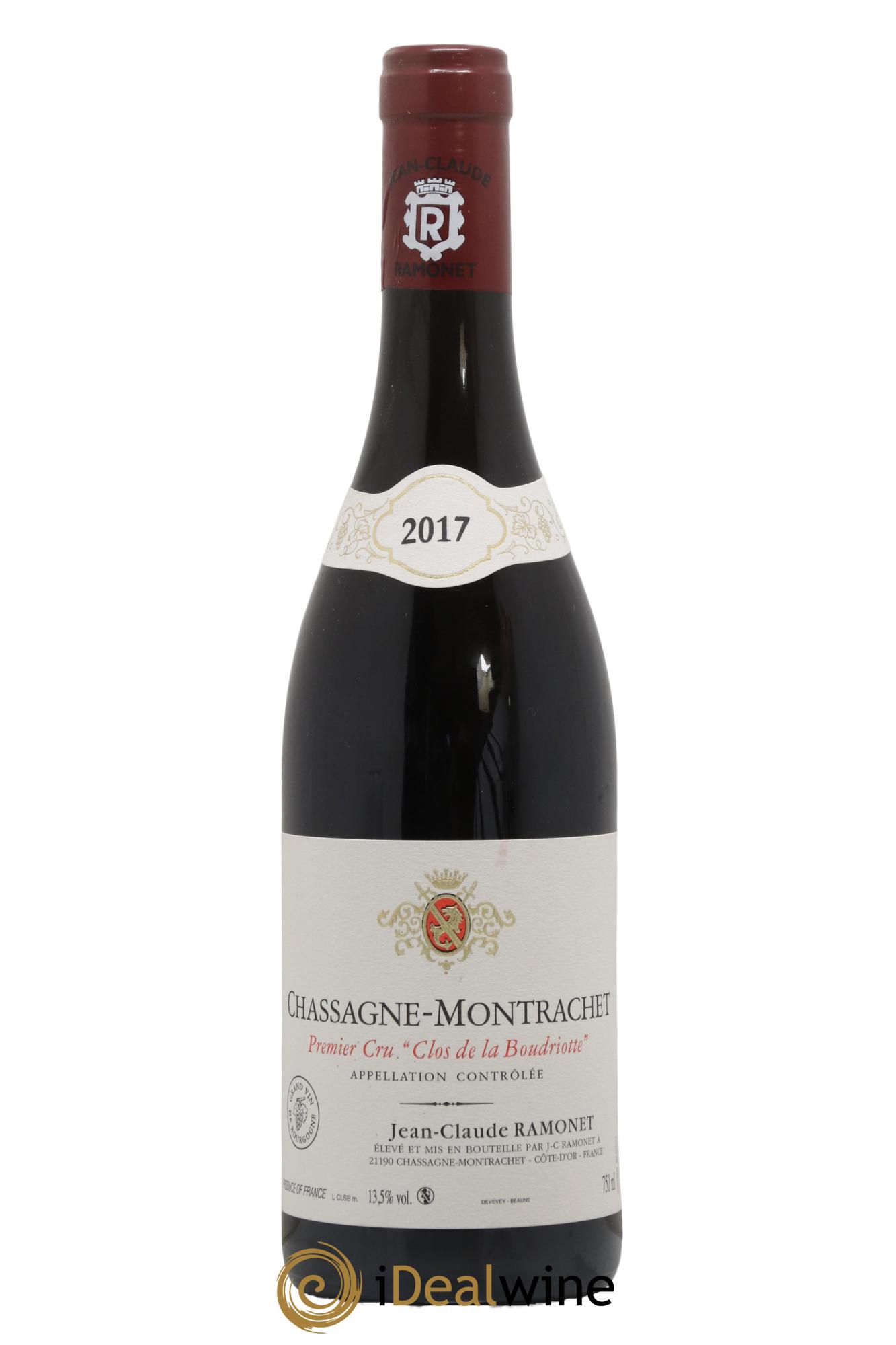 Chassagne-Montrachet 1er Cru Clos de la Boudriotte Ramonet (Domaine) 2017 - Lot de 1 bouteille - 0