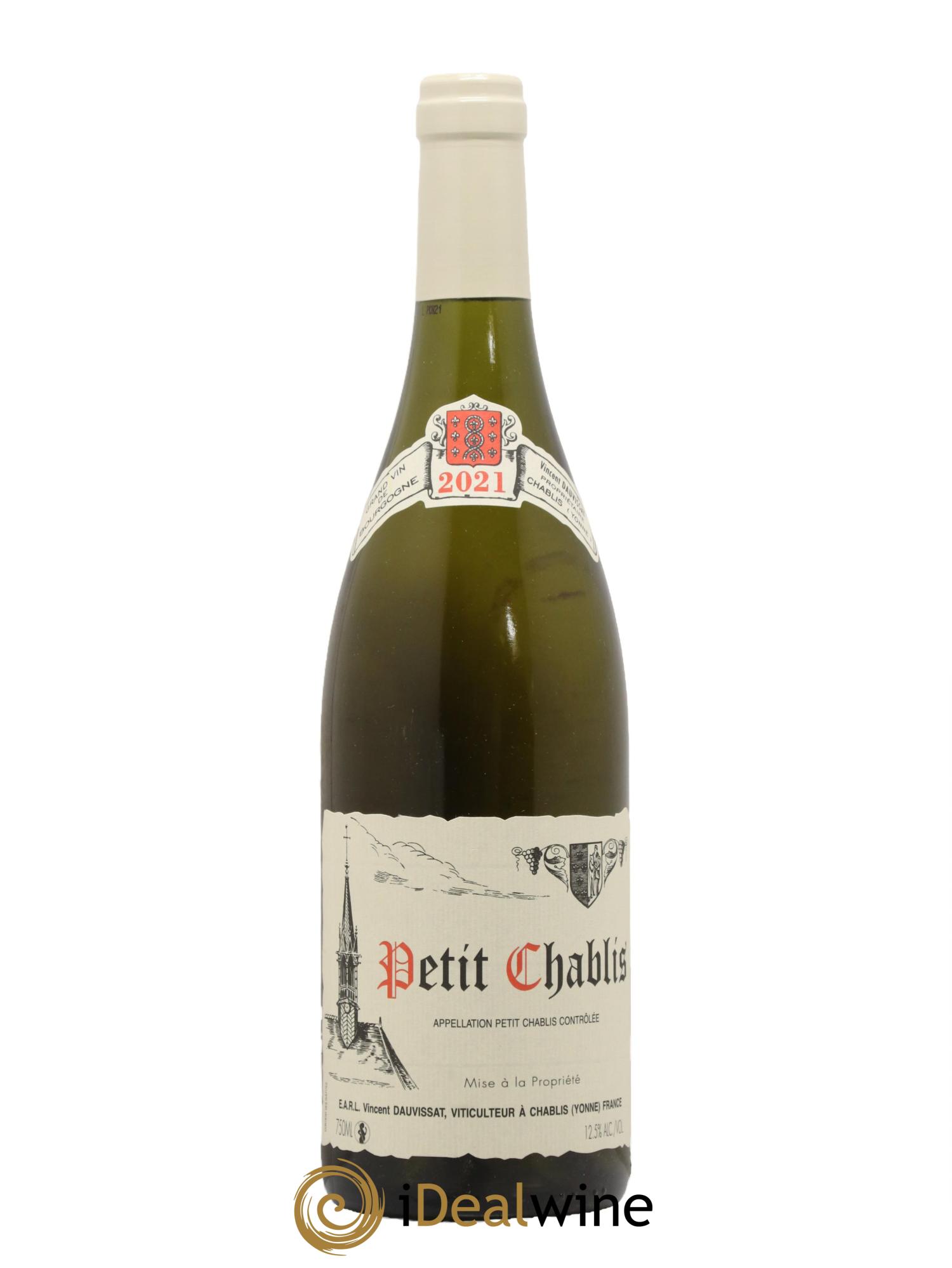Petit Chablis Vincent Dauvissat (Domaine) 2021 - Lot de 1 bouteille - 0