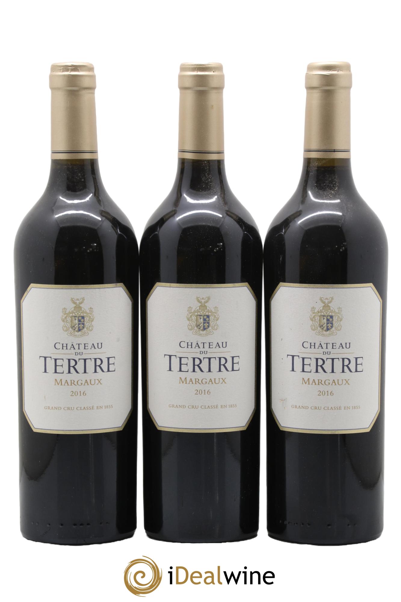 Château du Tertre 5ème Grand Cru Classé 2016 - Lotto di 3 bottiglie - 0