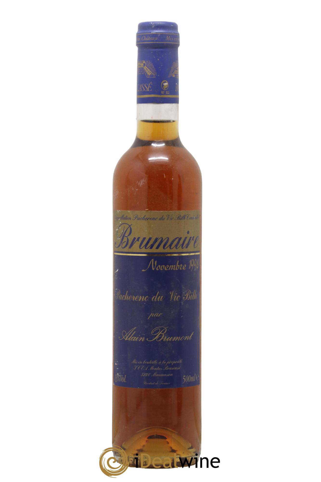 Pacherenc du Vic-Bilh Brumaire Alain Brumont 1998 - Lotto di 1 formato 50cl - 0