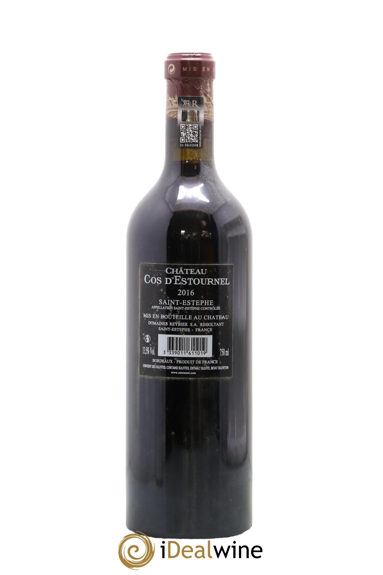 Cos d'Estournel 2ème Grand Cru Classé 2016 - Lotto di 1 bottiglia - 1