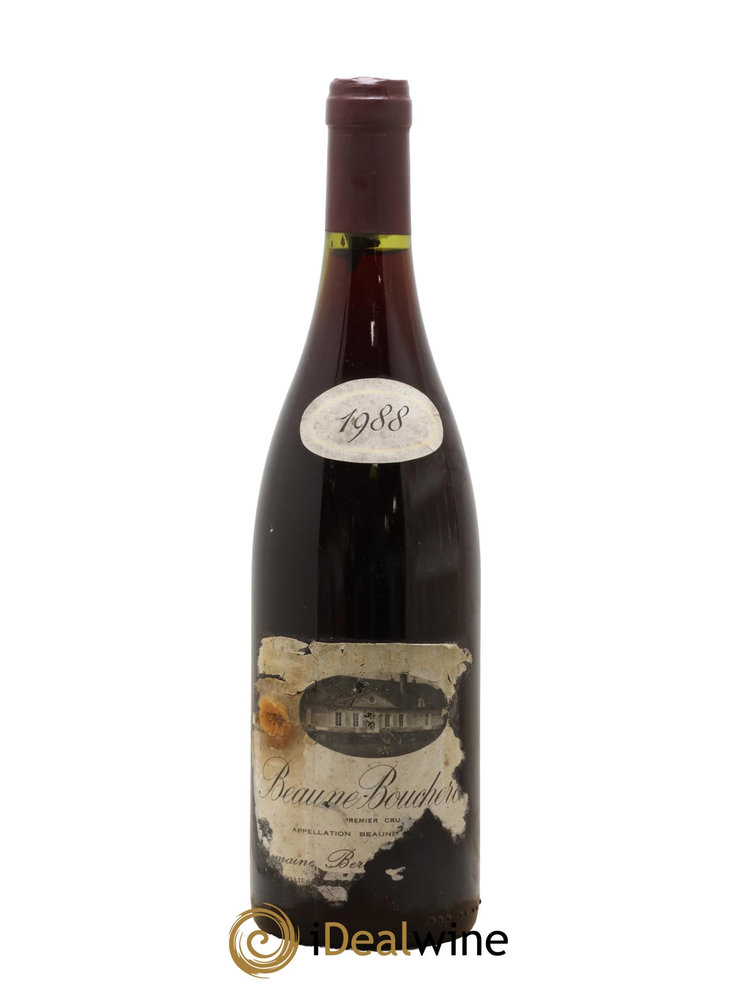 Beaune Boucherottes Bernard Delagrange 1988 - Lot de 1 bouteille - 0