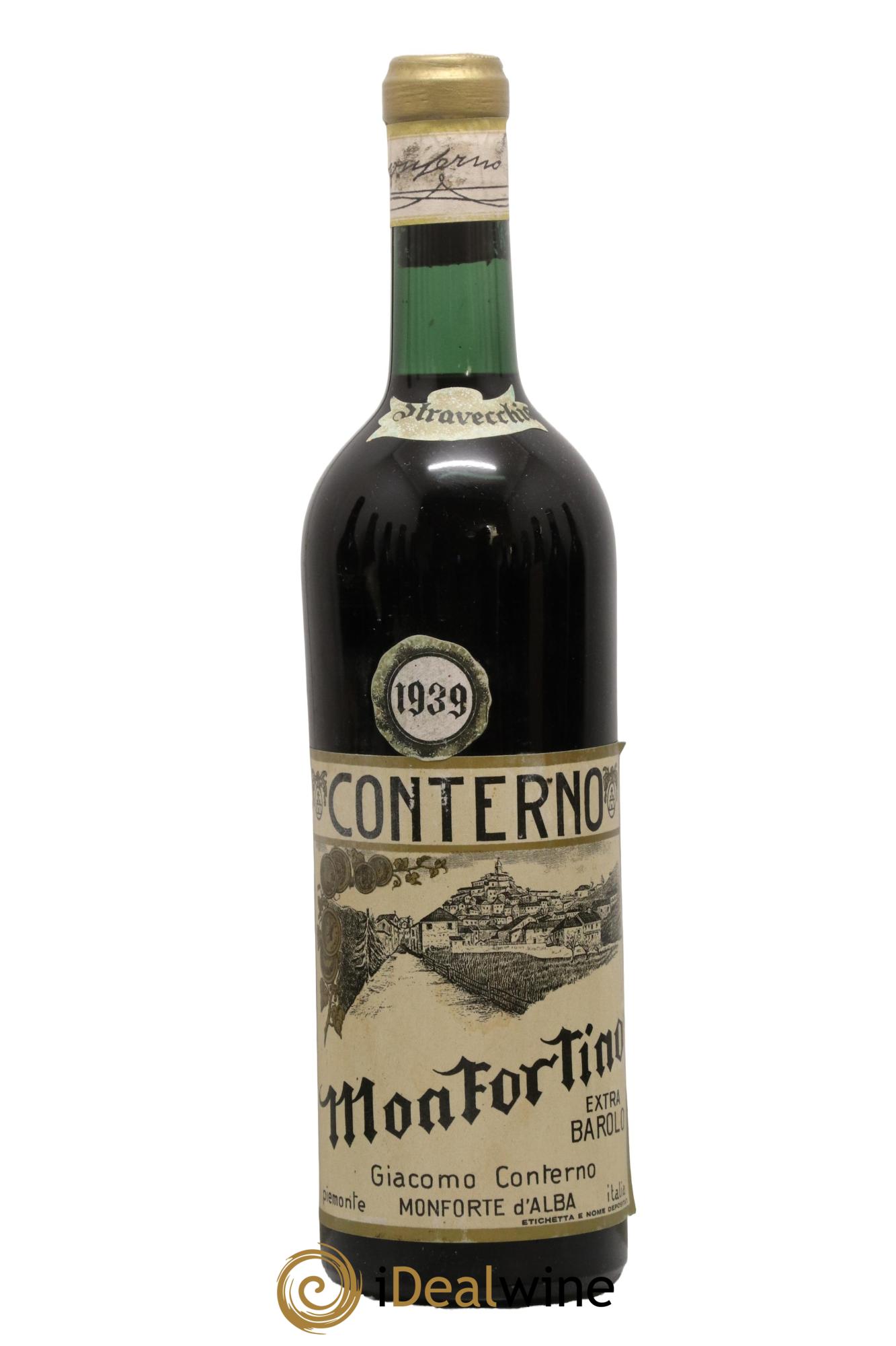Barolo DOCG Monfortino Stravecchio Giacomo Conterno 1939 - Lot of 1 bottle - 0